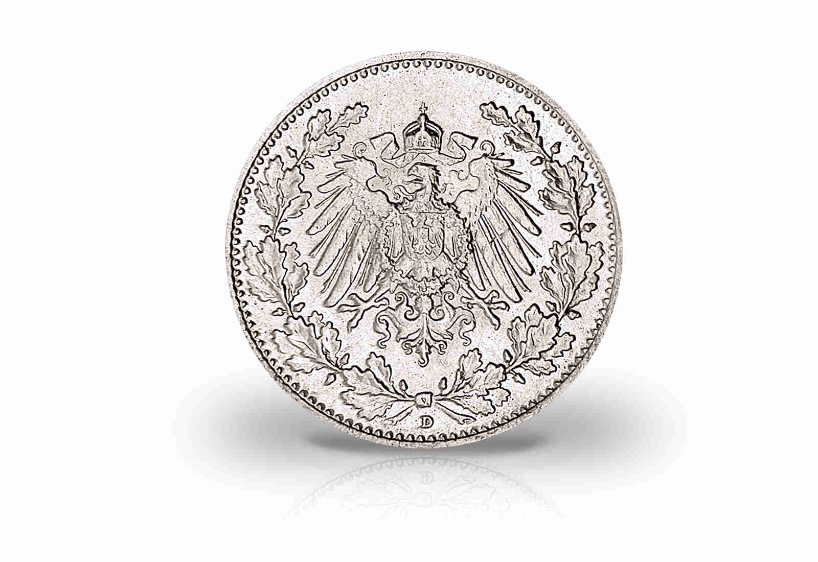 1/2 Mark Silber 1905-1919 Deutsches Kaiserreich