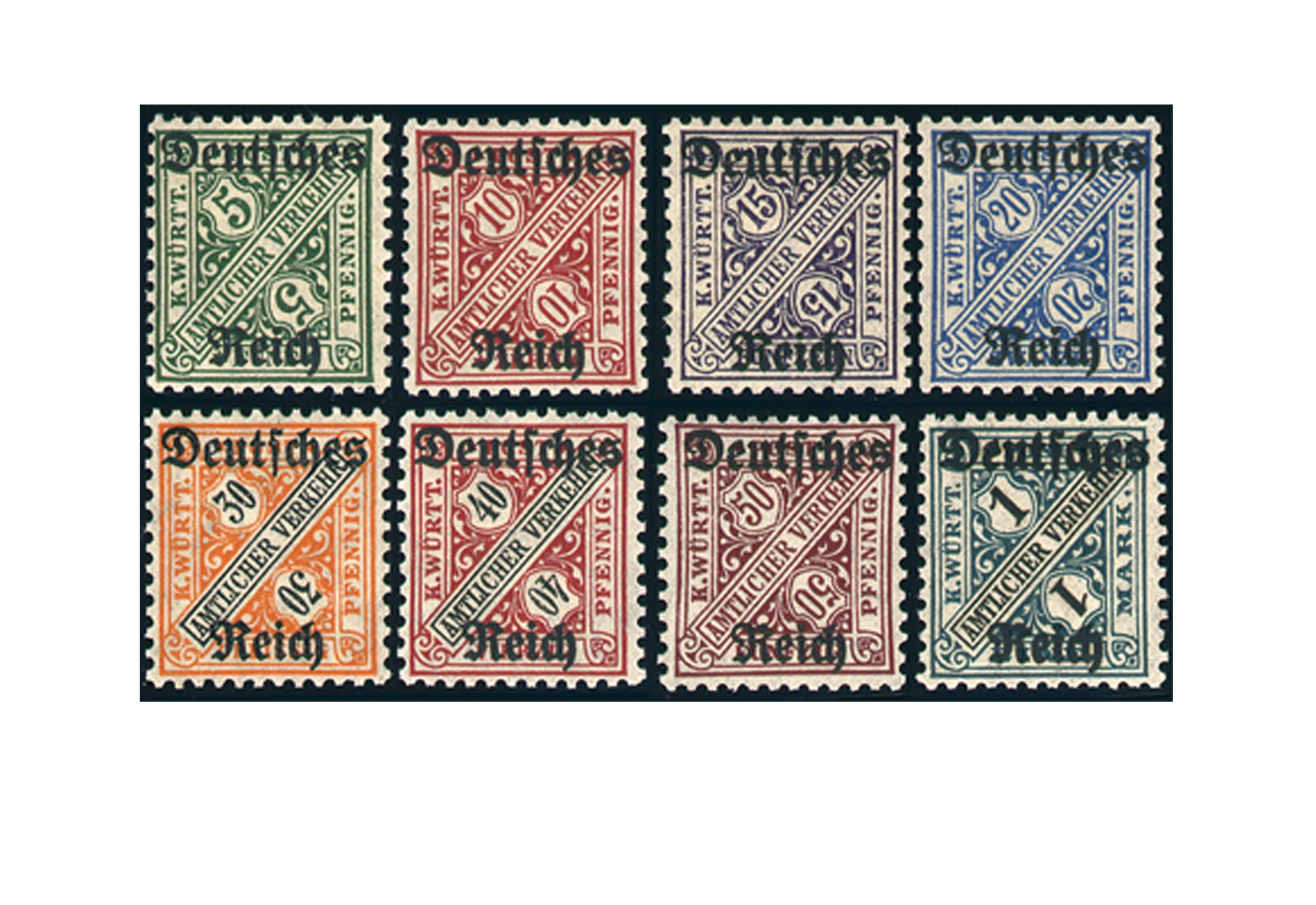 Deutsches Reich Mi. Nr. D 57/64 postfrisch