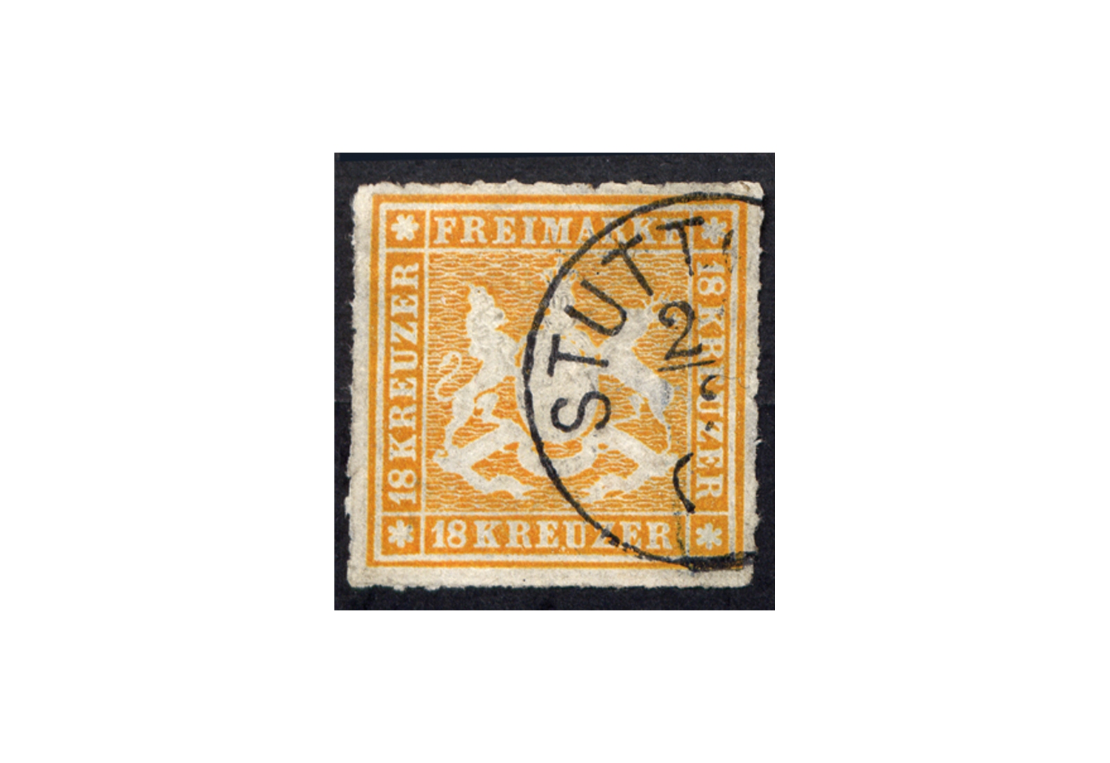 Briefmarke Altdeutschland Württemberg Freimarke 1867 Michel-Nr. 34 gestempelt geprüft