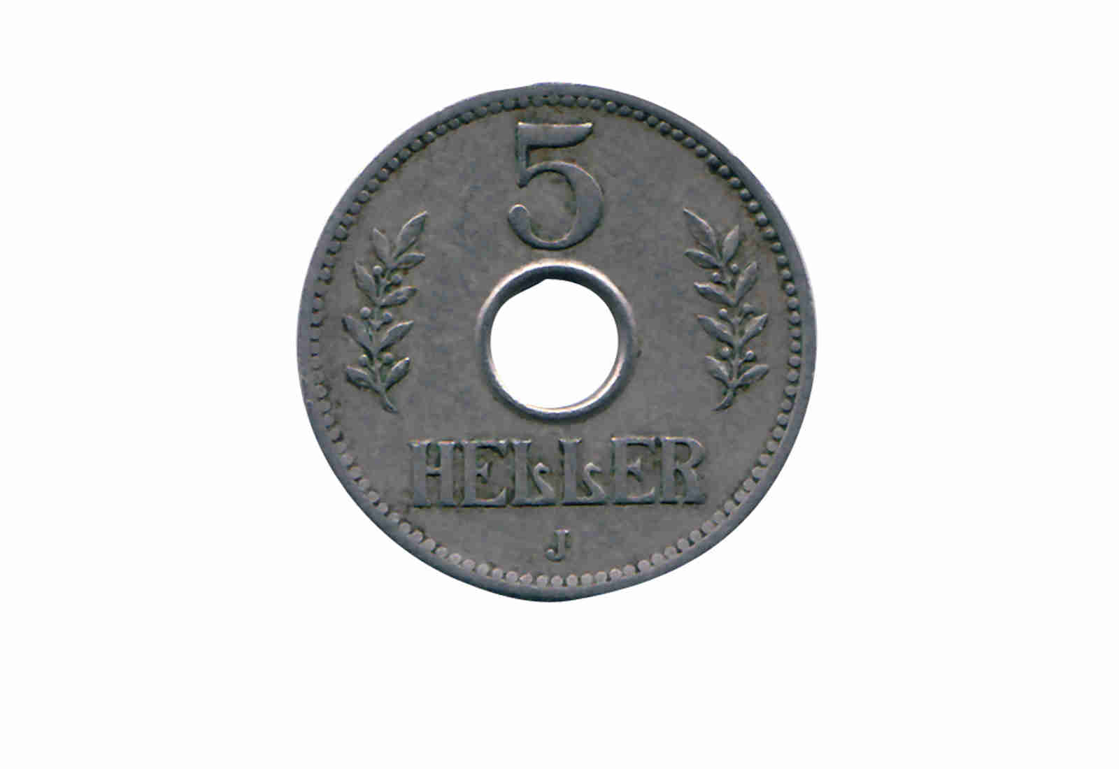 5 Heller 1913 - 1914 Deutsch - Ostafrika Jaeger-Nr. 718
