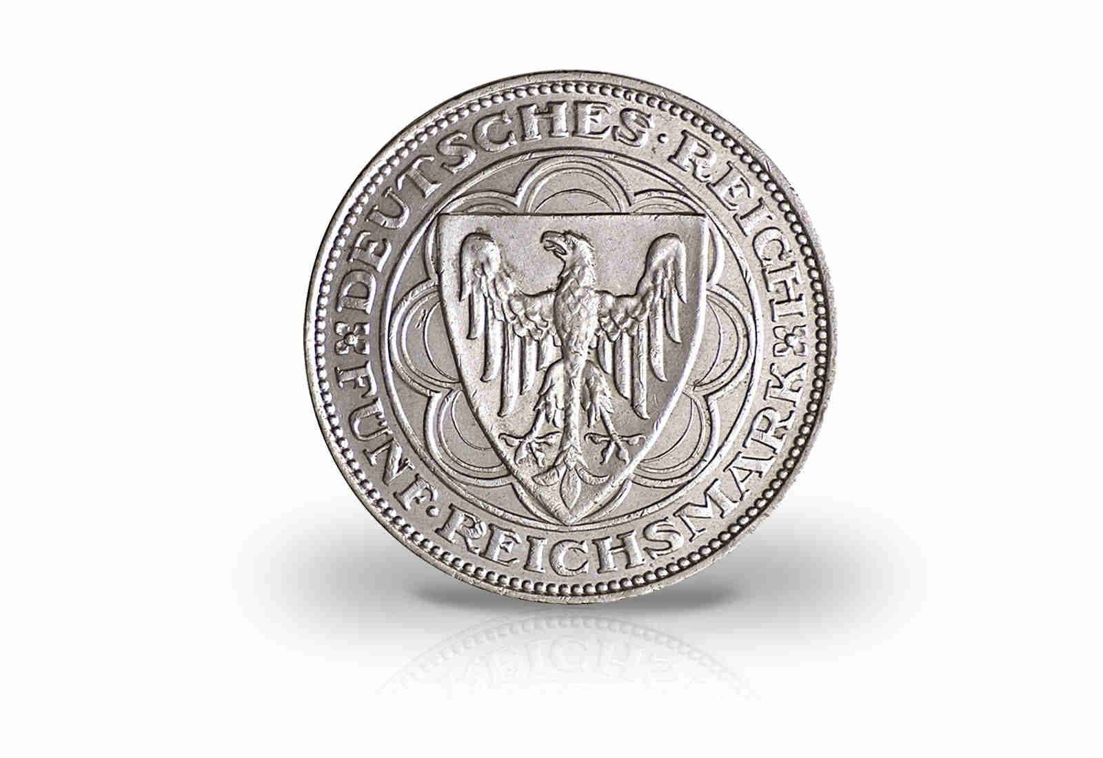 5 Reichsmark 1927 Weimarer Republik 100 Jahre Bremerhaven Jaeger-Nr. 326
