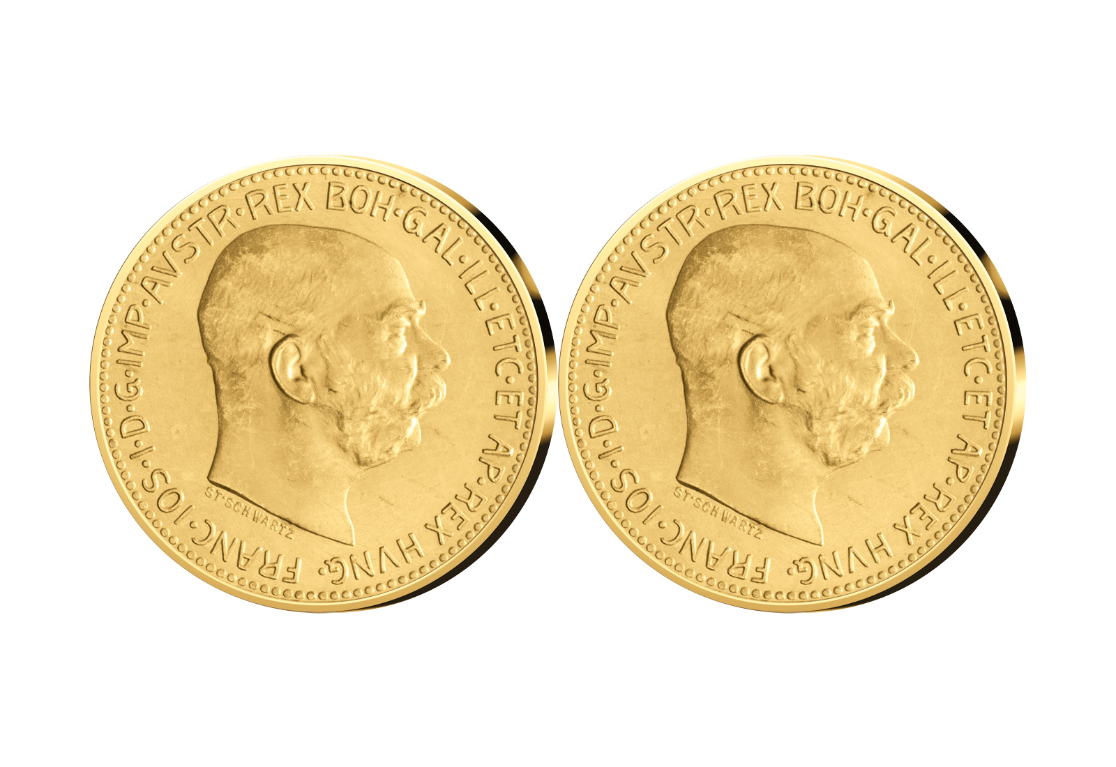Neuprägung 2er-Spar-Set Frans Joseph I. Kaiser von Österreich und König von Ungarn