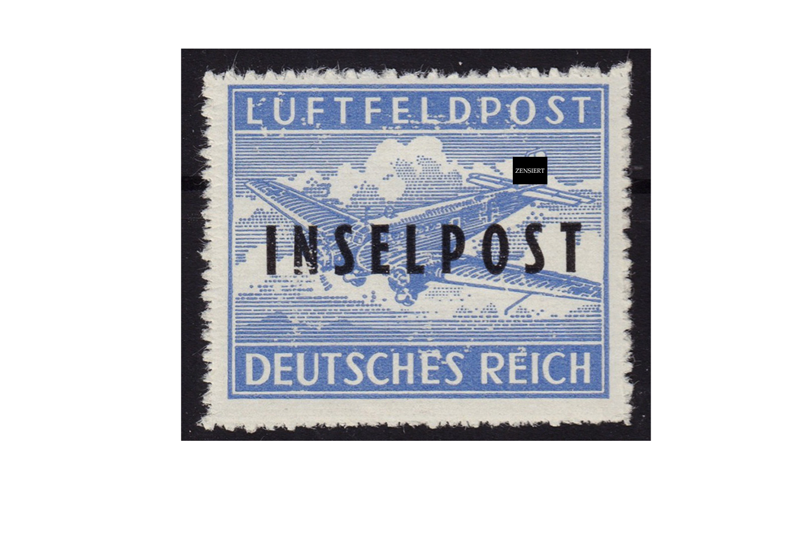 DR Feldpost MiNr.: 11 Bb Falz geprüft Insel Leros 1945
