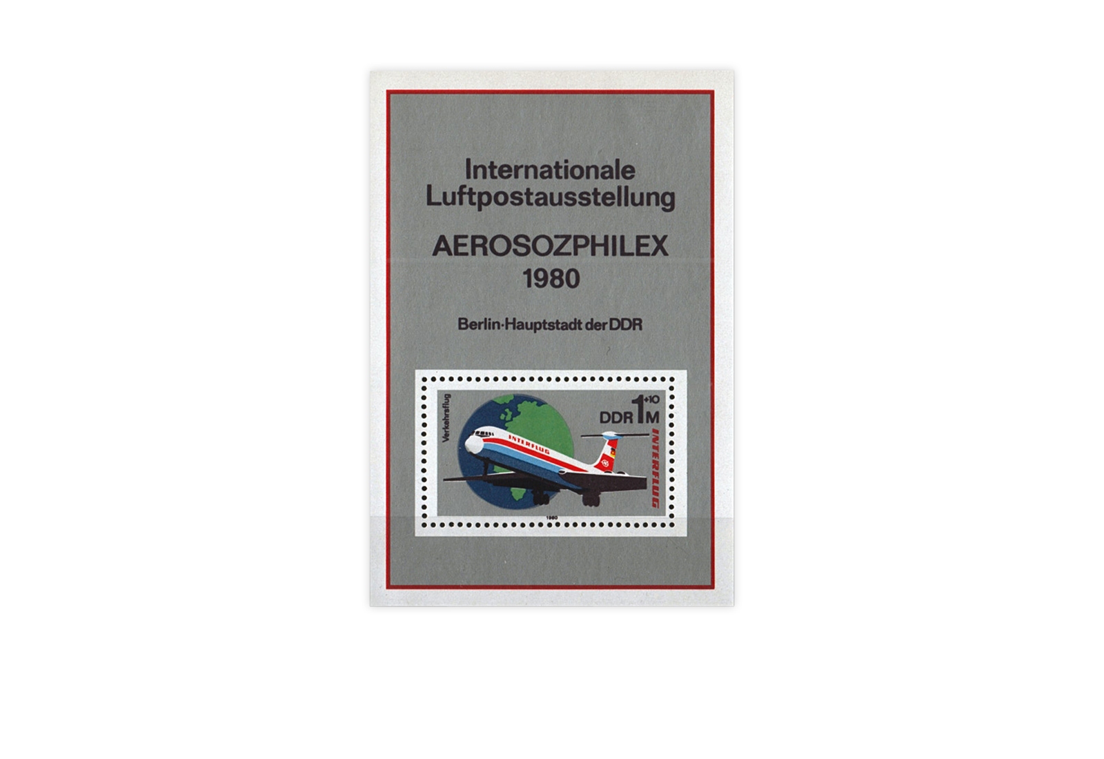 DDR Block 59 Aerosozphilex 1980 gestempelt