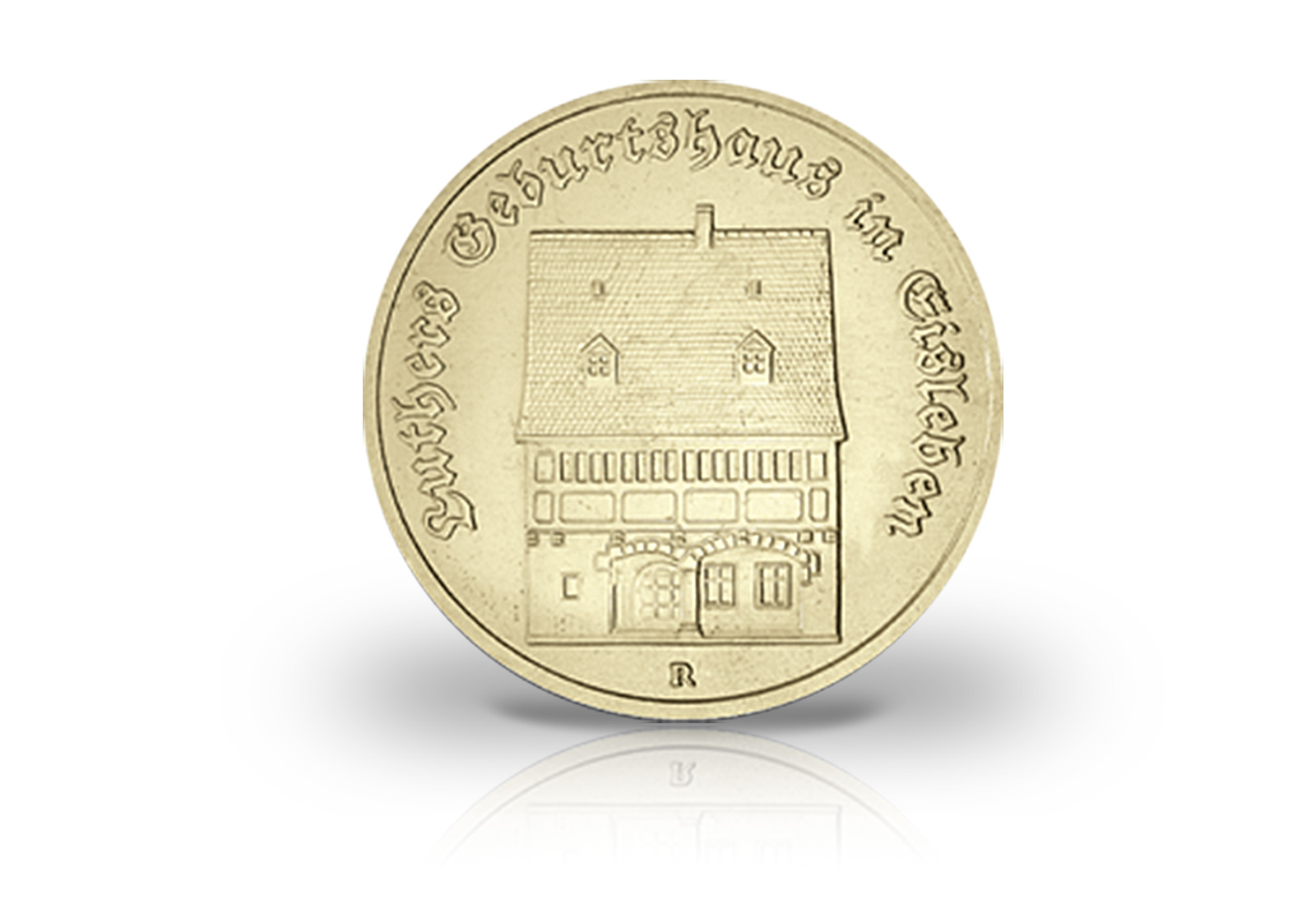 5 Mark Gedenkmünze 1983 DDR Luthers Geburtshaus Eisleben Jaeger-Nr. 1590