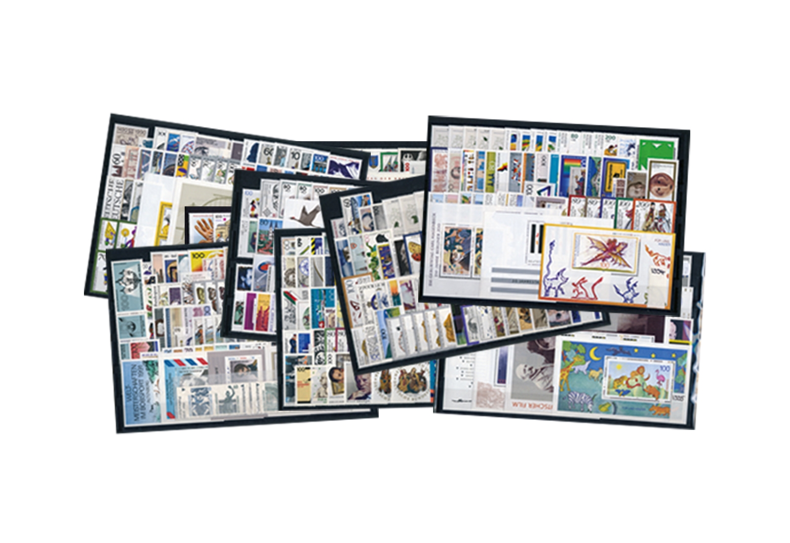 BRD Briefmarken Jahrgänge 1990 bis 1999 gestempelt