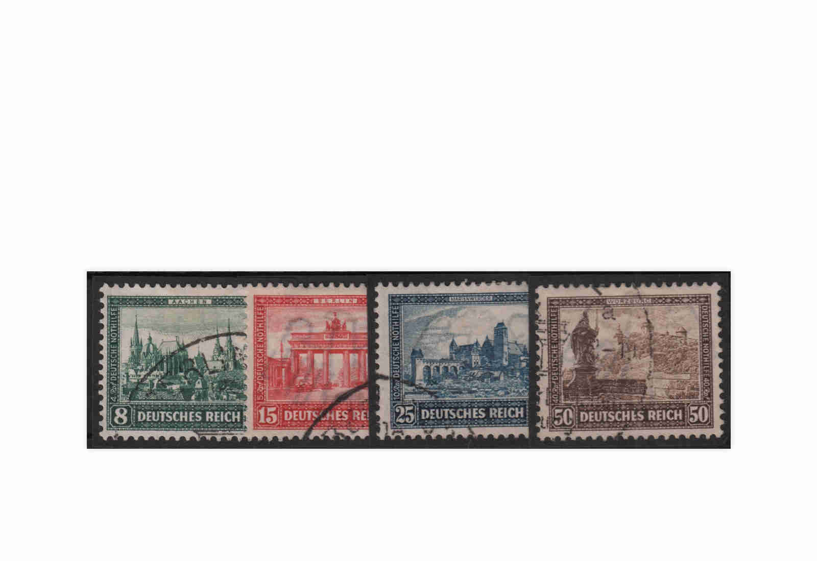 Deutsches Reich 1930 Michel-Nr. 446/449 gestempelt