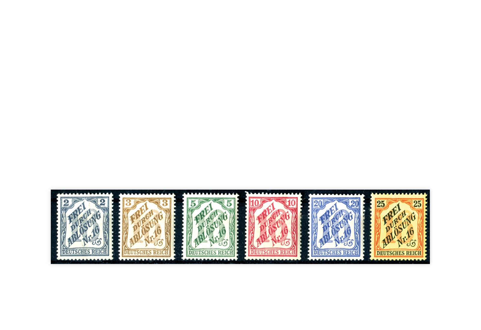 Deutsches Reich Mi. Nr. D 9/14 Falz