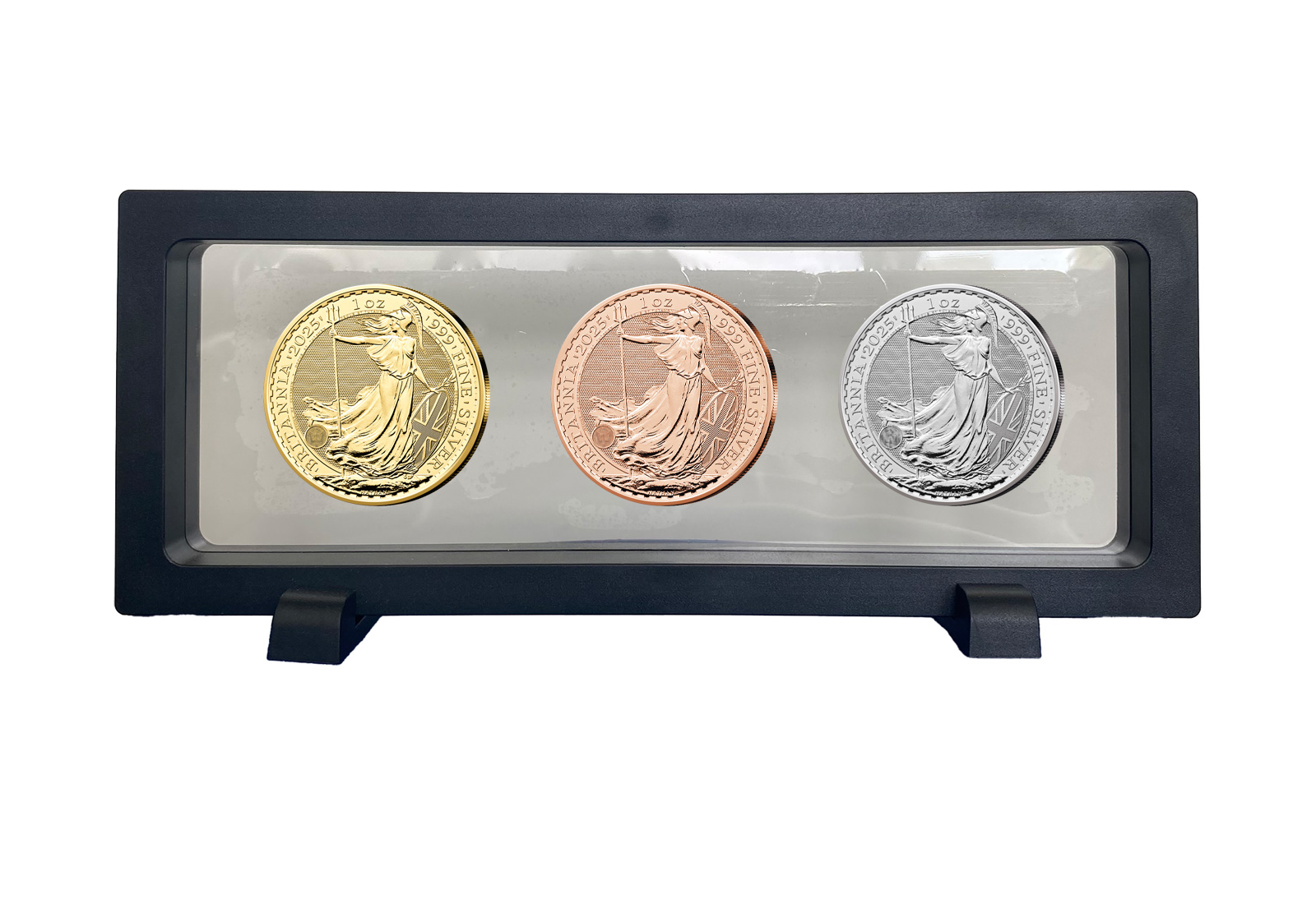 Schweberahmen für Münzen und Banknoten (230 x 90 x 20 mm)