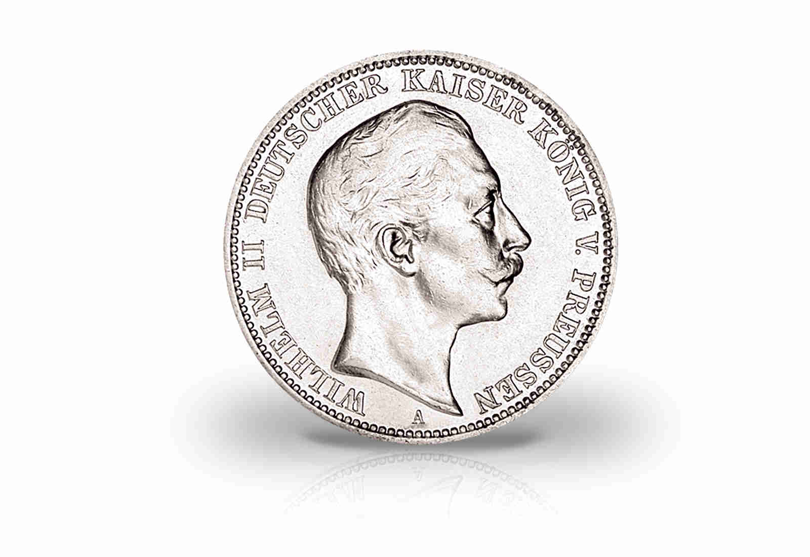 5 Mark 1891-1908 Deutsches Kaiserreich Preußen Kaiser Wilhelm II. Jaeger-Nr. 104