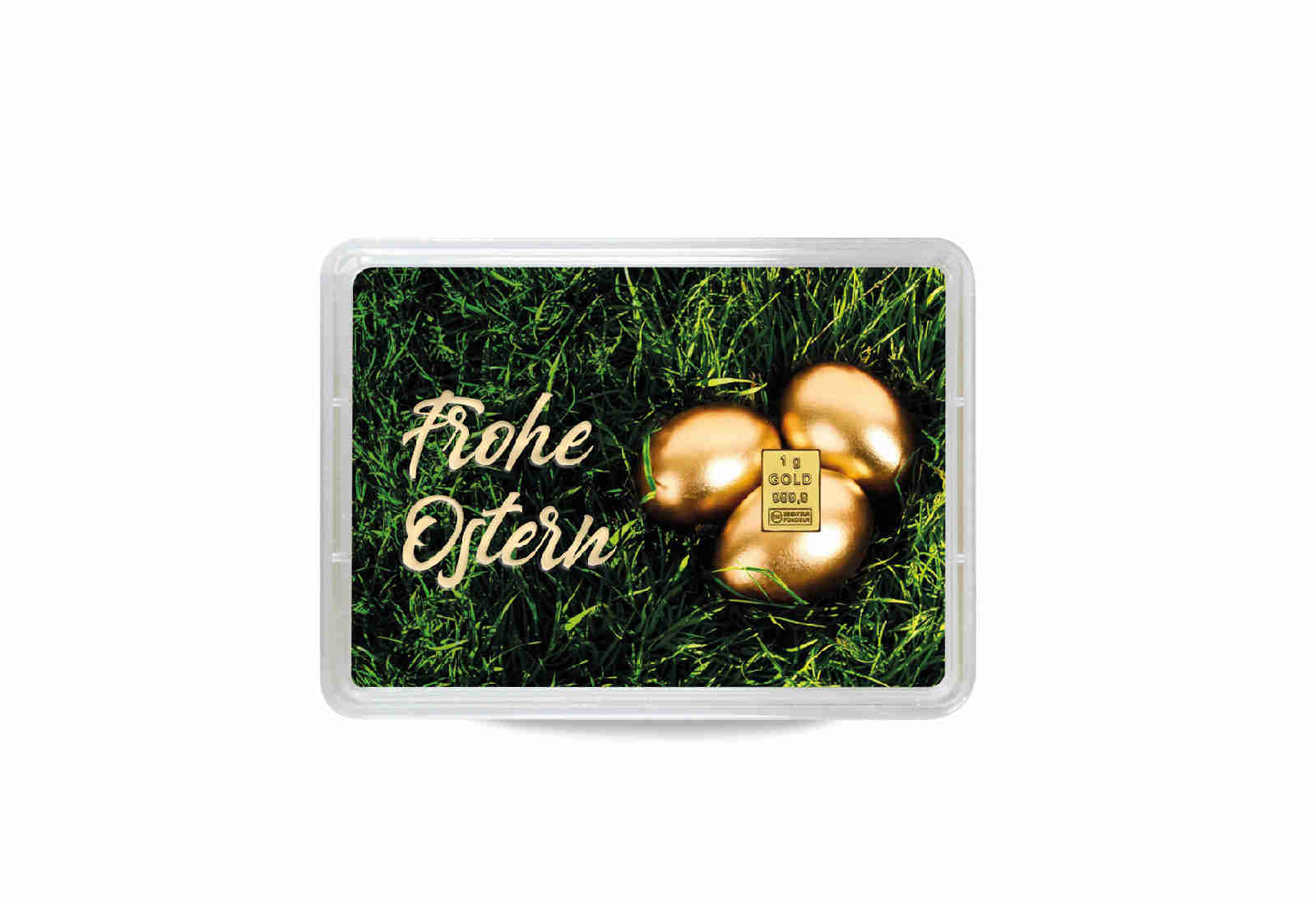 Goldbarren 1 g Frohe Ostern
