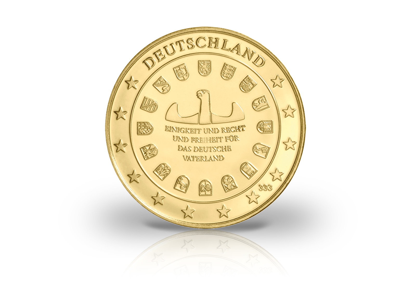 Goldausgabe 1/10 oz Angela Merkel PP im Etui