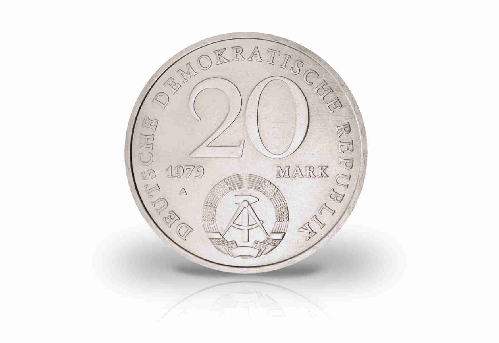 20 Mark Gedenkmünze 1979 DDR 30 Jahre DDR Jaeger-Nr. 1573