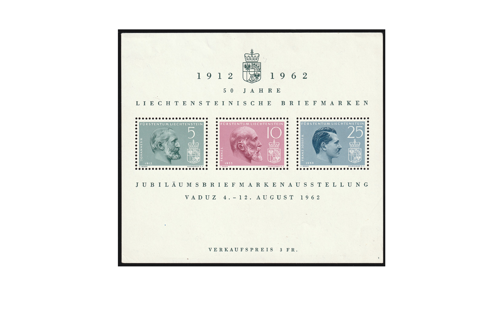 Briefmarke Liechtenstein Block 6 **