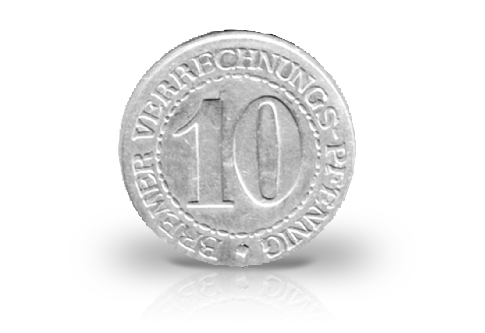 10 Verrechnungs-Pfennig Weimarer Republik Hansestadt Bremen N42