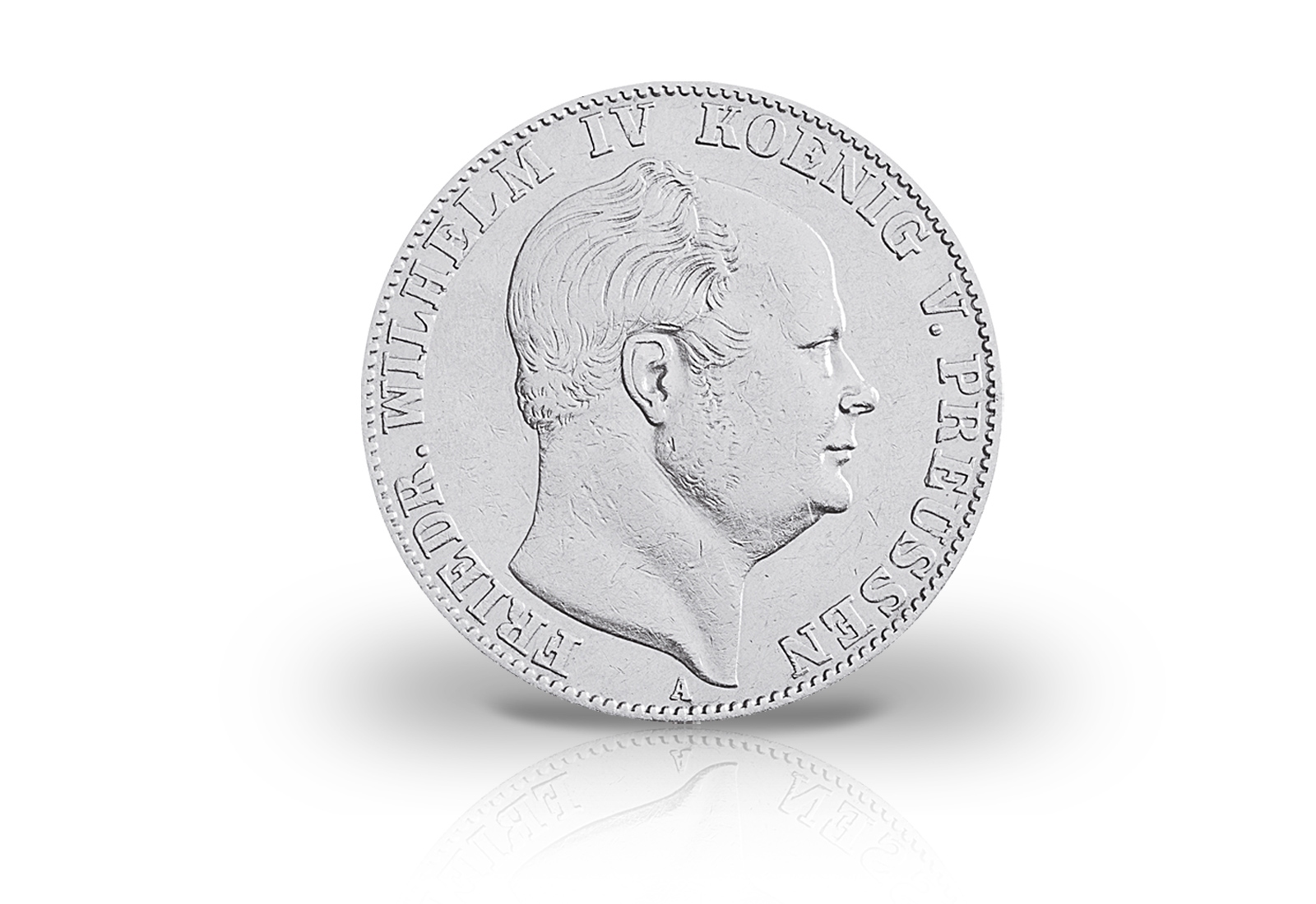 Ausbeutetaler 1857-1860 Preußen König Friedrich Wilhelm IV. Thun 263 , AKS 79