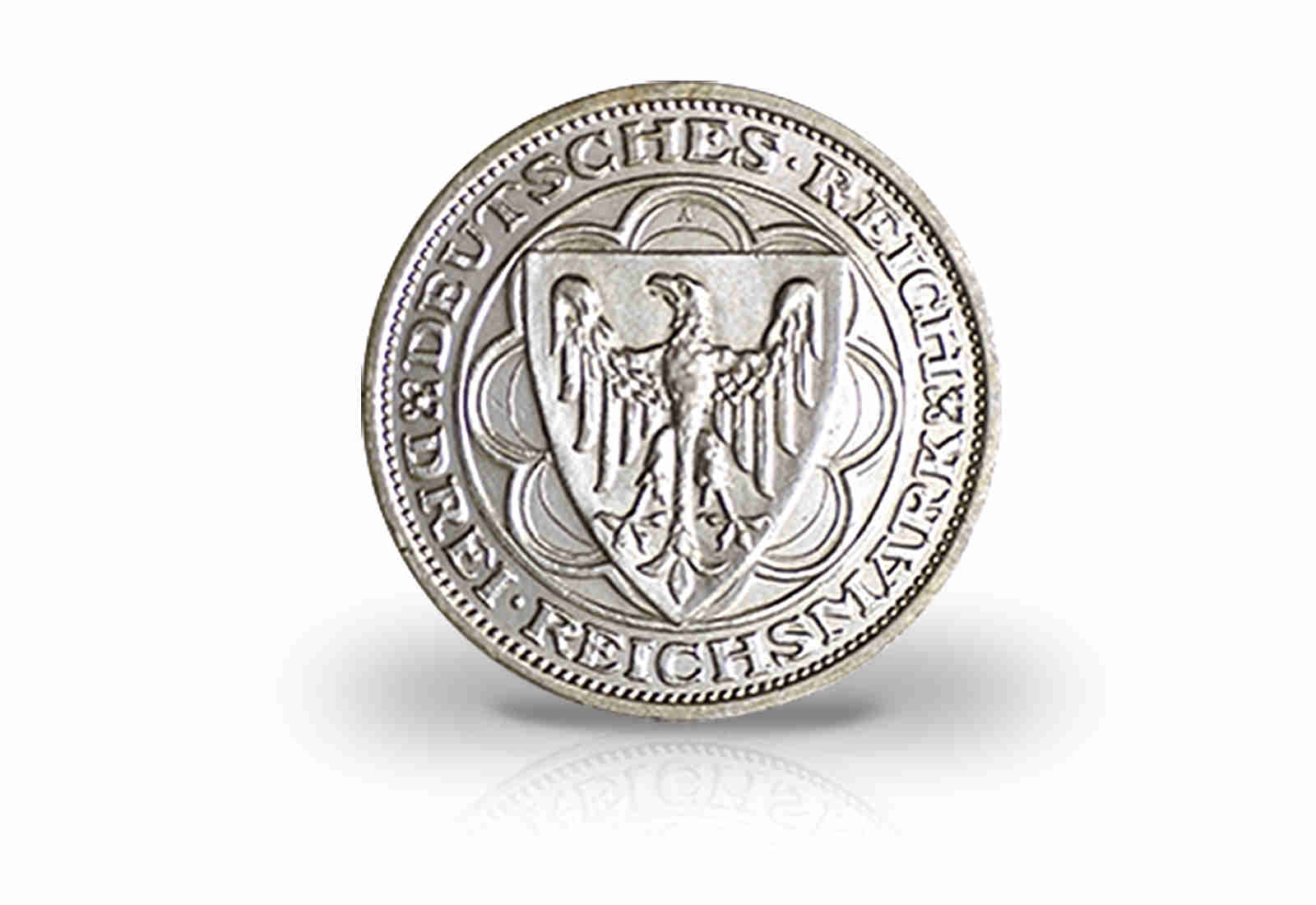 3 Reichsmark 1931 Weimarer Republik Brand von Magdeburg Jaeger-Nr. 347