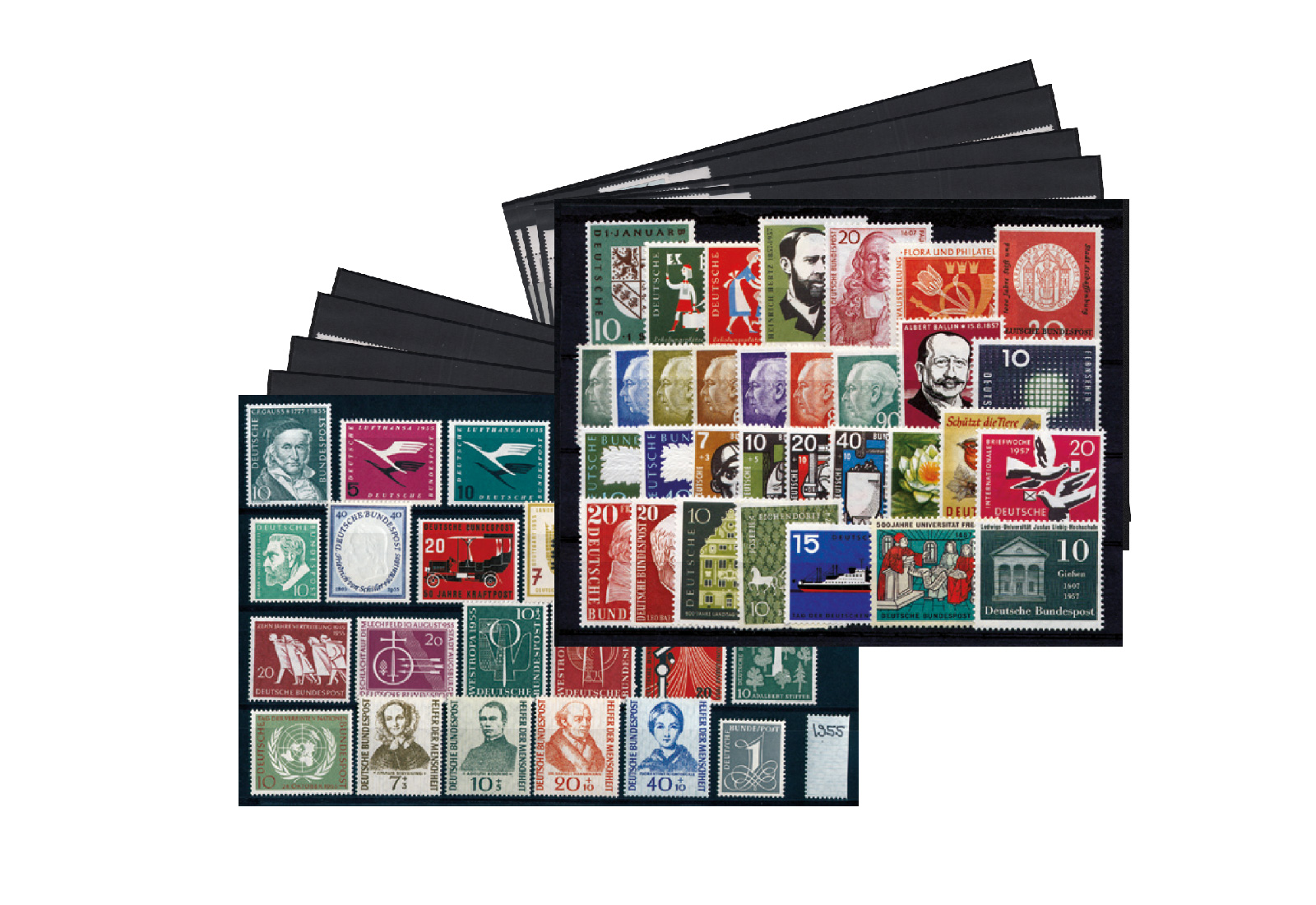 BRD Jahrgänge 1949-1959 Michel Nr. 111-325 (ohne Posthornsatz) postfrisch