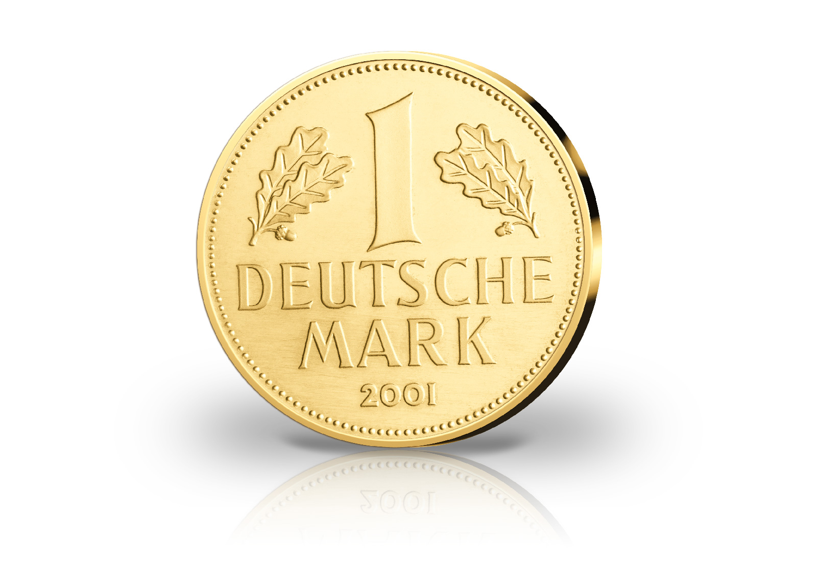 1 Mark BRD 2001 1/10 oz Gold Neuprägung