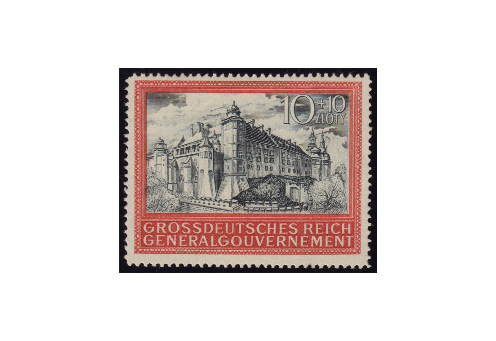 Generalgouvernement 1944: 5 Jahre Generalgouvernement Michel Nr. 125 postfrisch