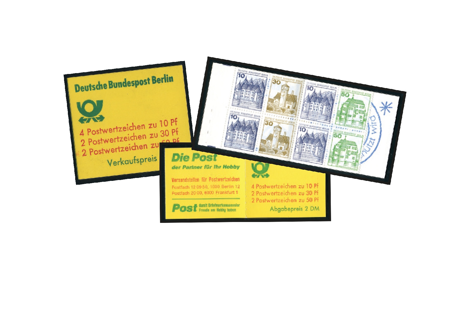 Berlin 1977 und 1980 Markenheftchen-Duo im SET: MH 10 + 11 postfrisch