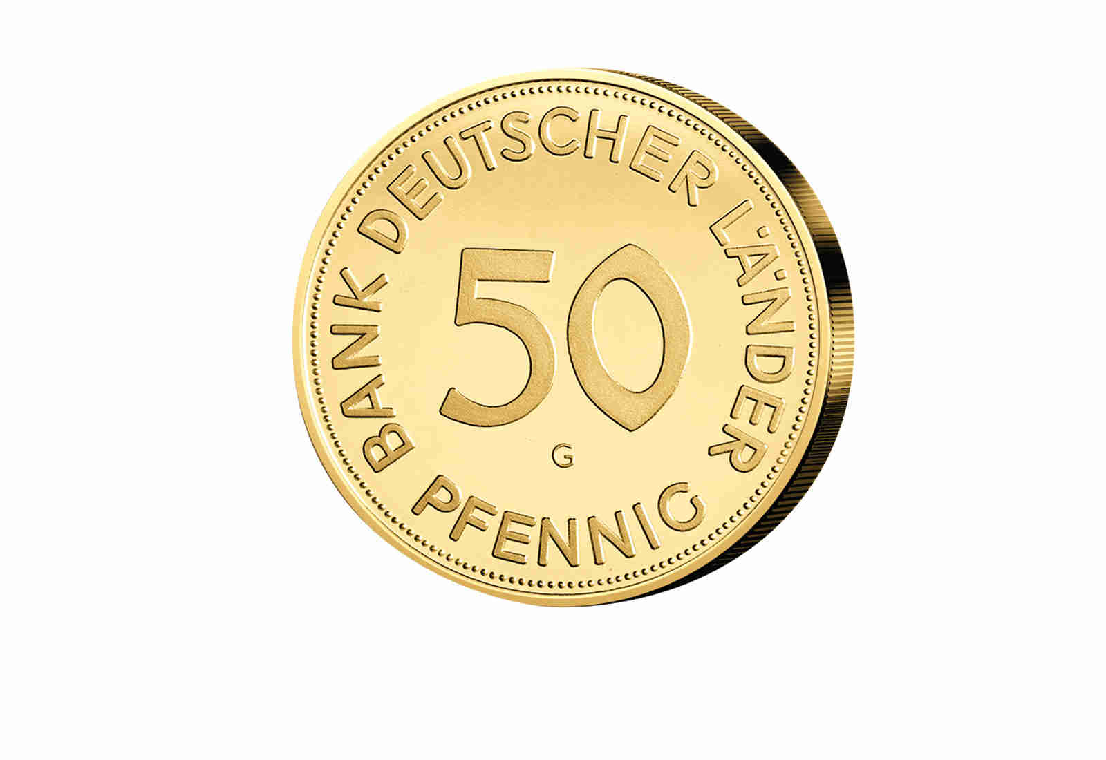 Gigantenprägung 50 Pfennig 1950 Deutschland die seltenste Münze der BRD