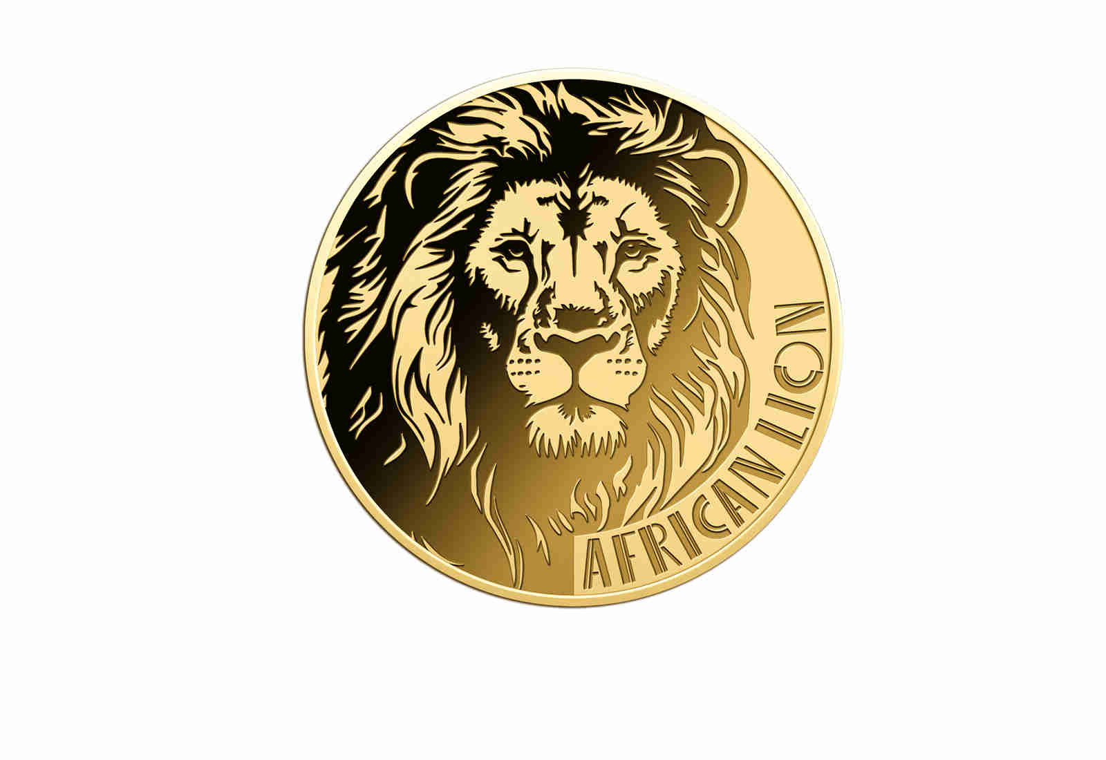 Goldcard Motiv Löwe mit 999/1000 Goldausgabe