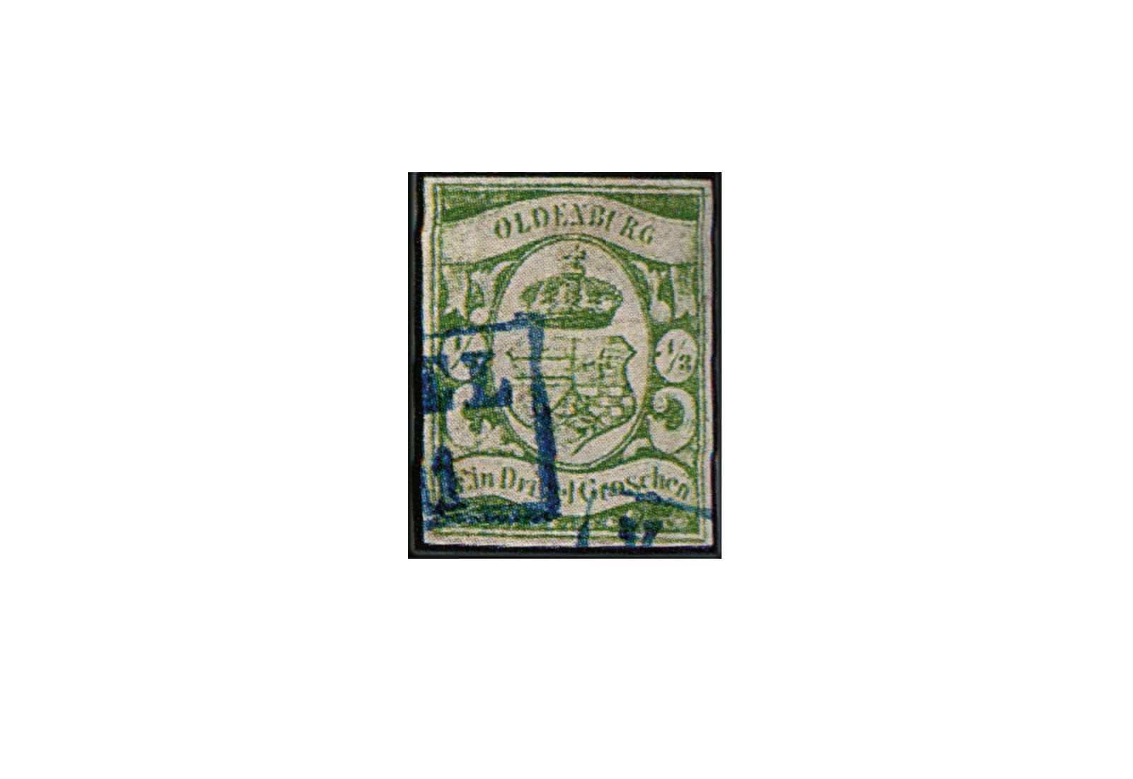 Briefmarke Altdeutschland Oldenburg Freimarke 1859 Michel-Nr. 5 gestempelt geprüft