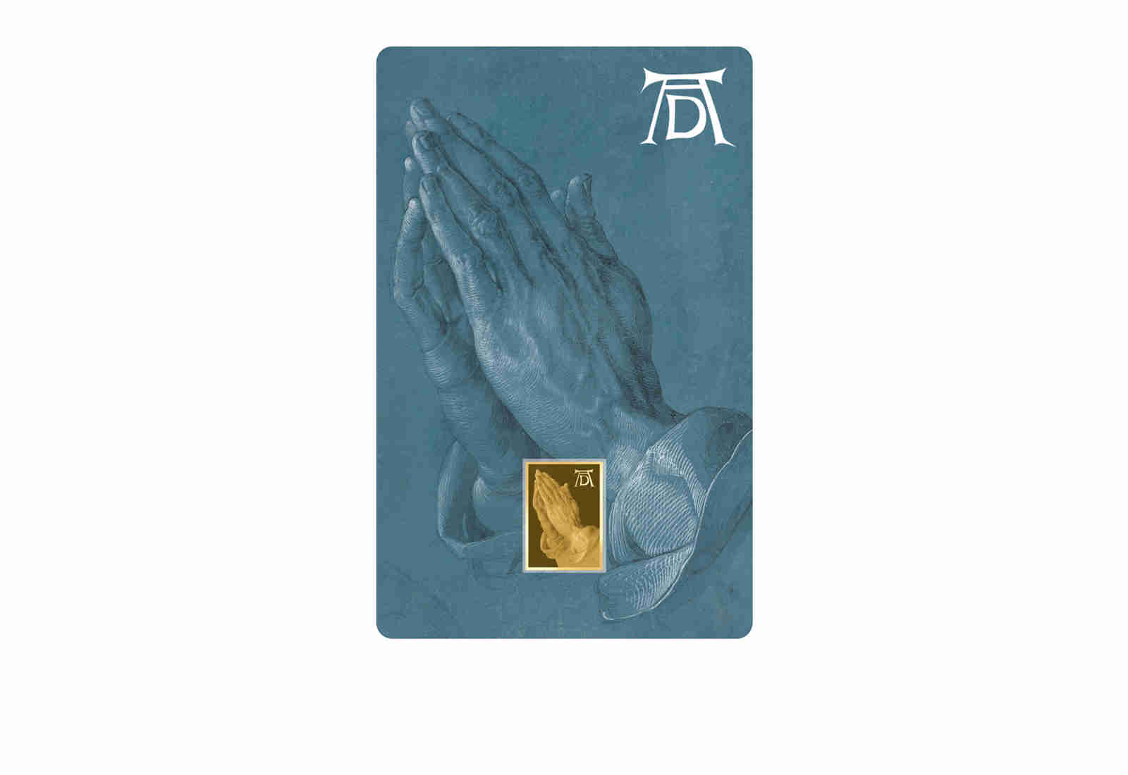 Goldmünze Motiv "Betende Hände - Albrecht Dürer" Coincard 999/1000 Gold Geschenk