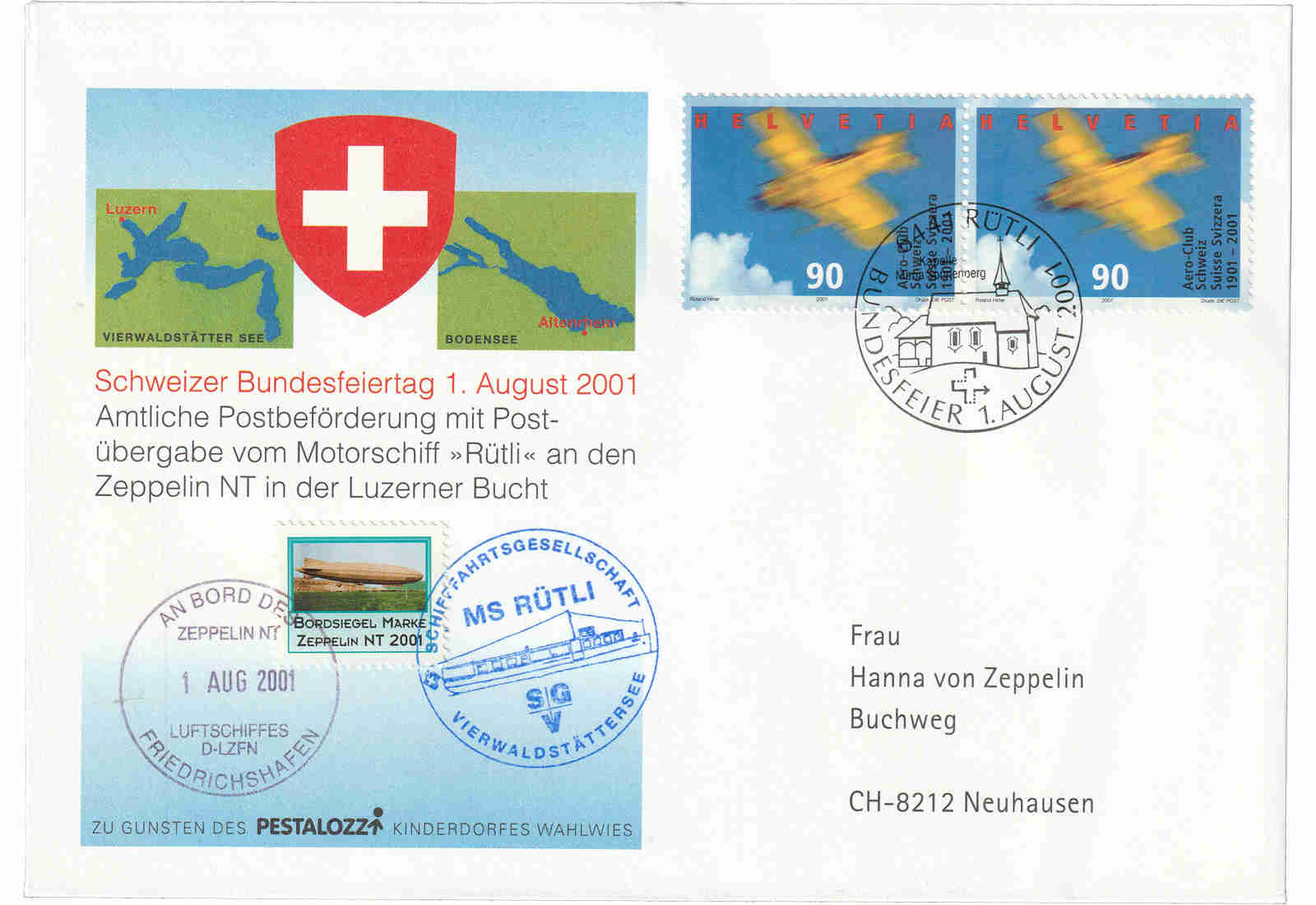 Zeppelin Beleg 2001