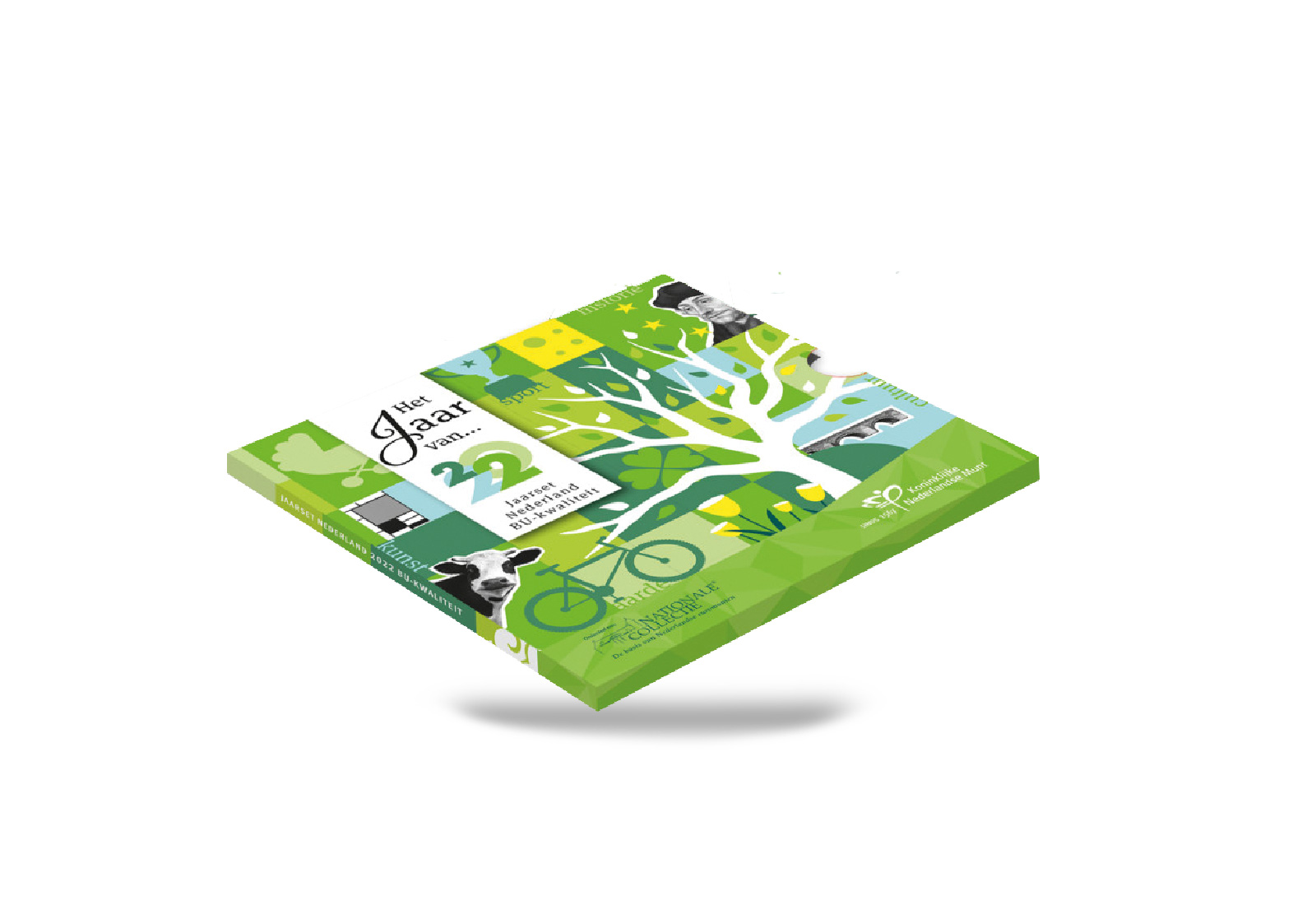 Kursmünzensatz 2022 Niederlande Earth st im Blister