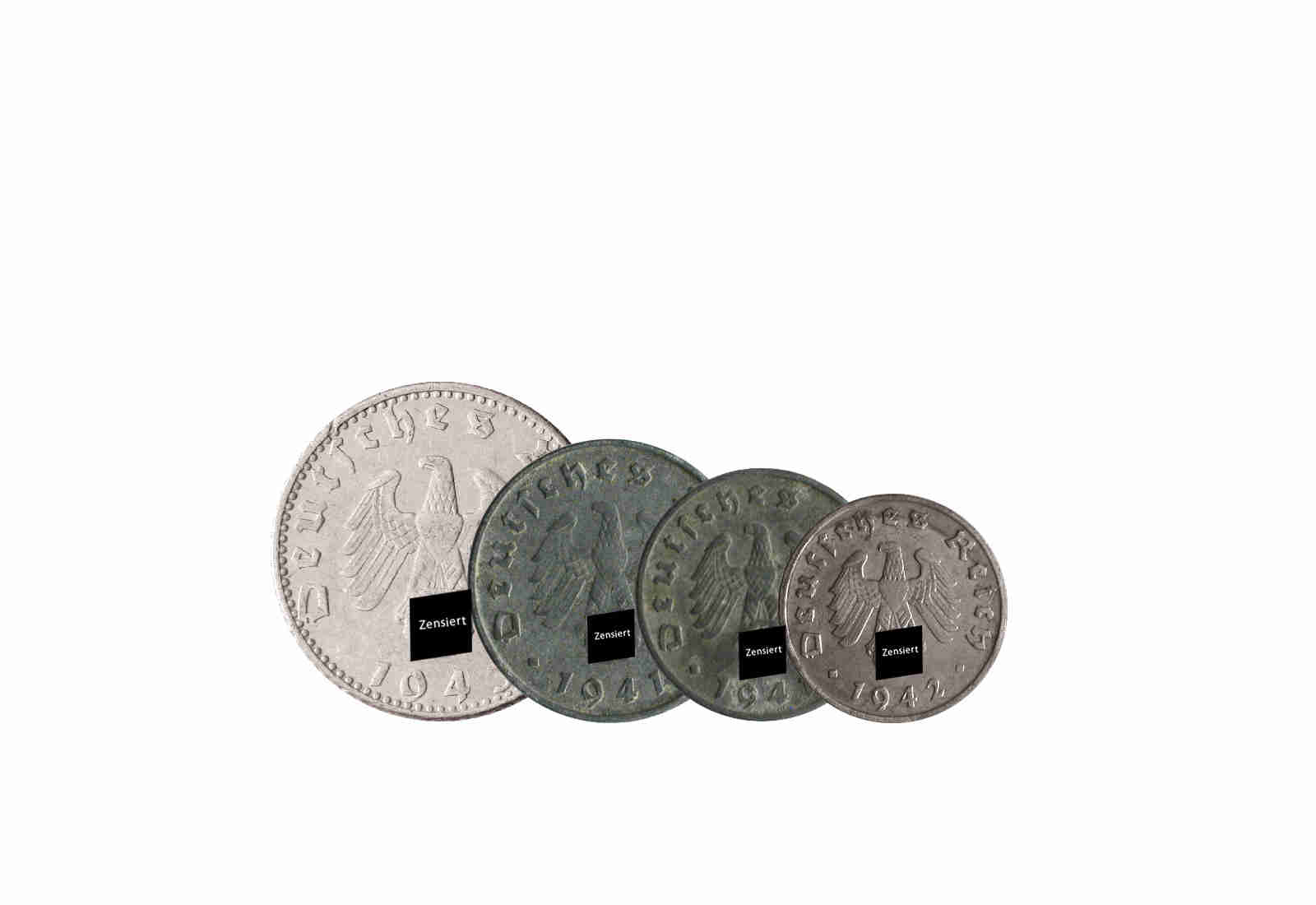 4er Set Drittes Reich Jaeger-Nr. 369-372