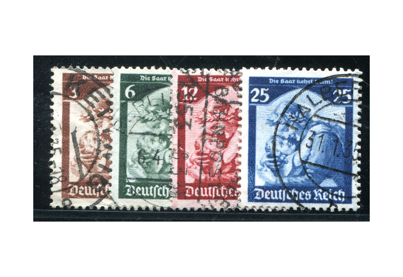 Deutsches Reich Mi.Nr. 565/568 gestempelt