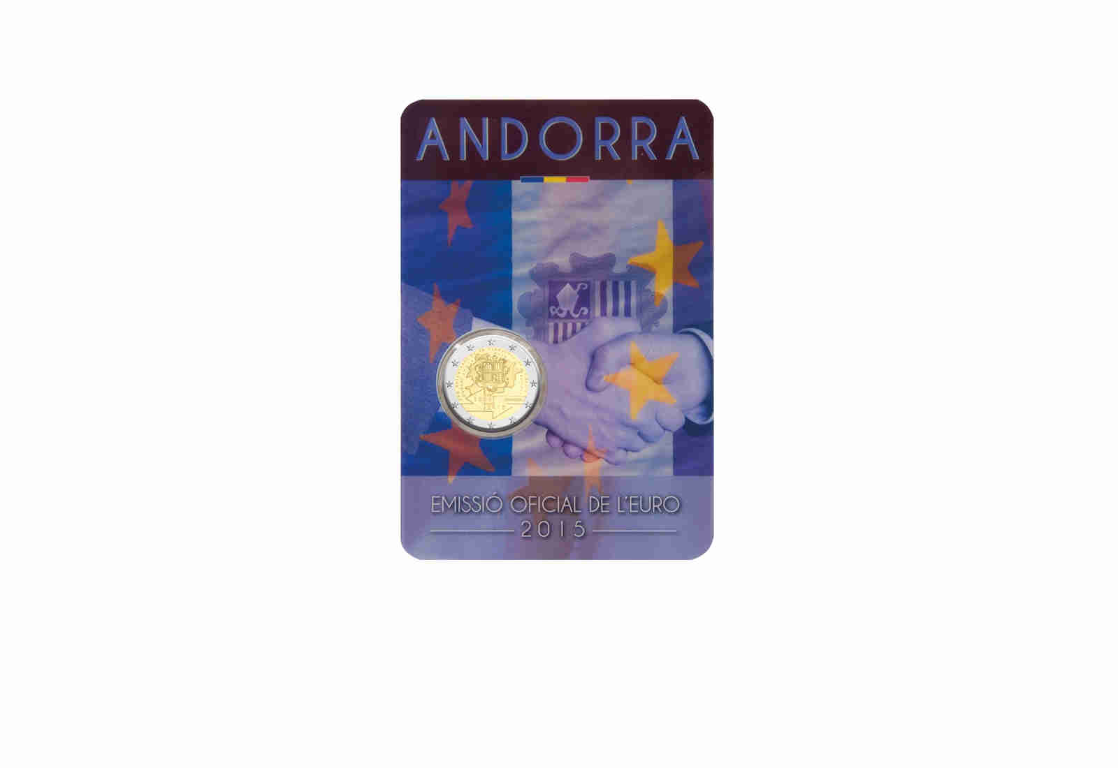 2 Euro 2015 Andorra 25 Jahre Zollunion mit der EU st in Coincard