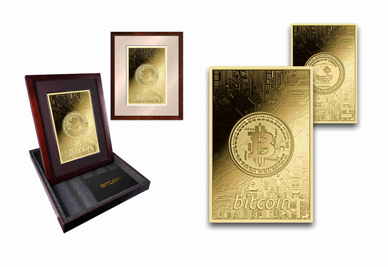 1/10 oz Goldbarren Bitcoin 999/1000