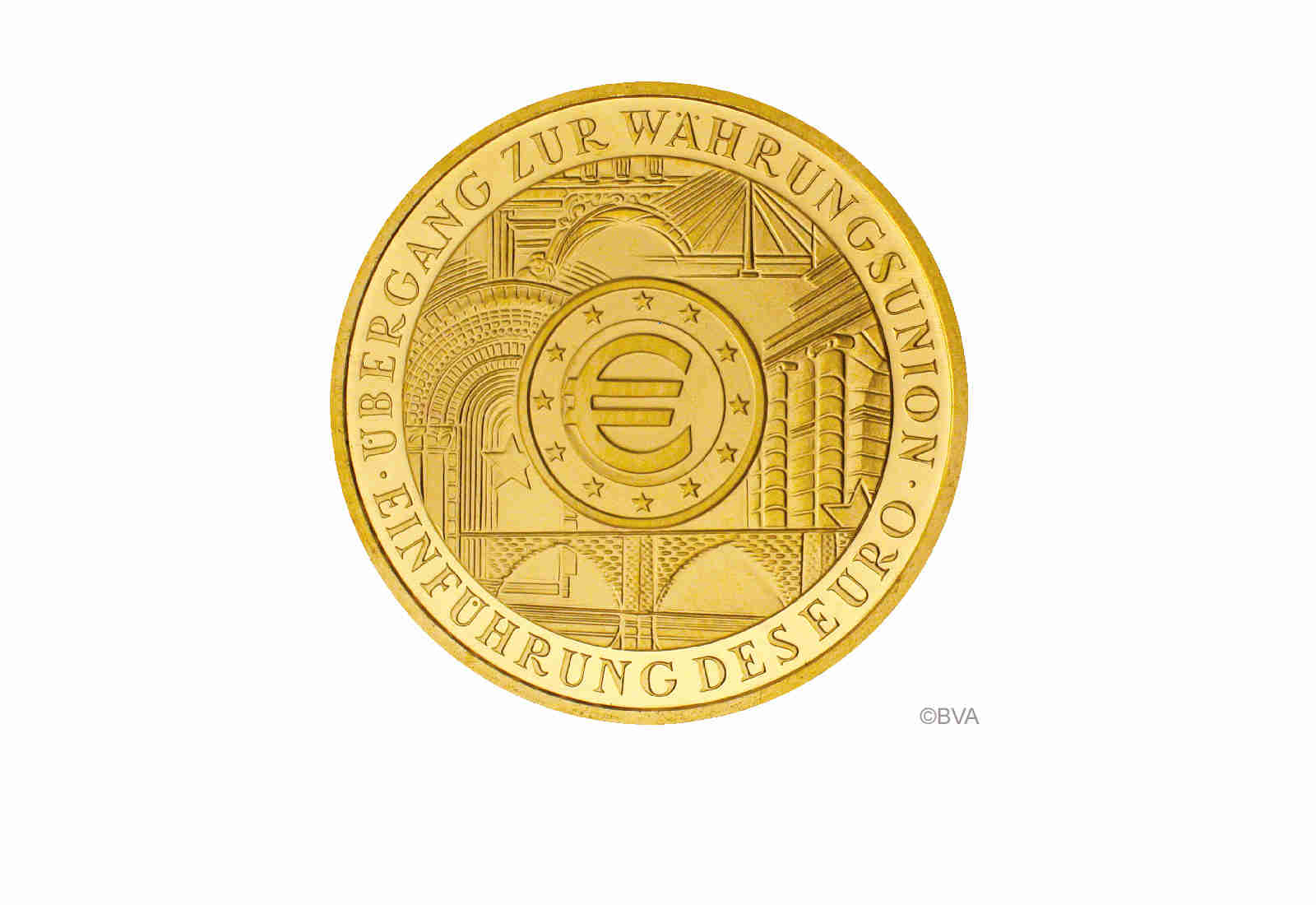 200 Euro Goldmünze 2002 Deutschland Einführung des Euro Prägestätte unserer Wahl