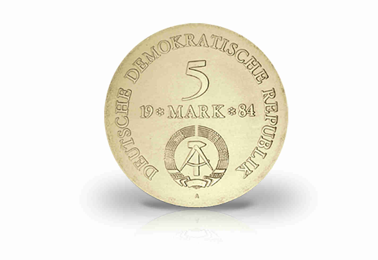 5 Mark Gedenkmünze 1984 DDR Freiherr von Lützow Jaeger-Nr. 1599