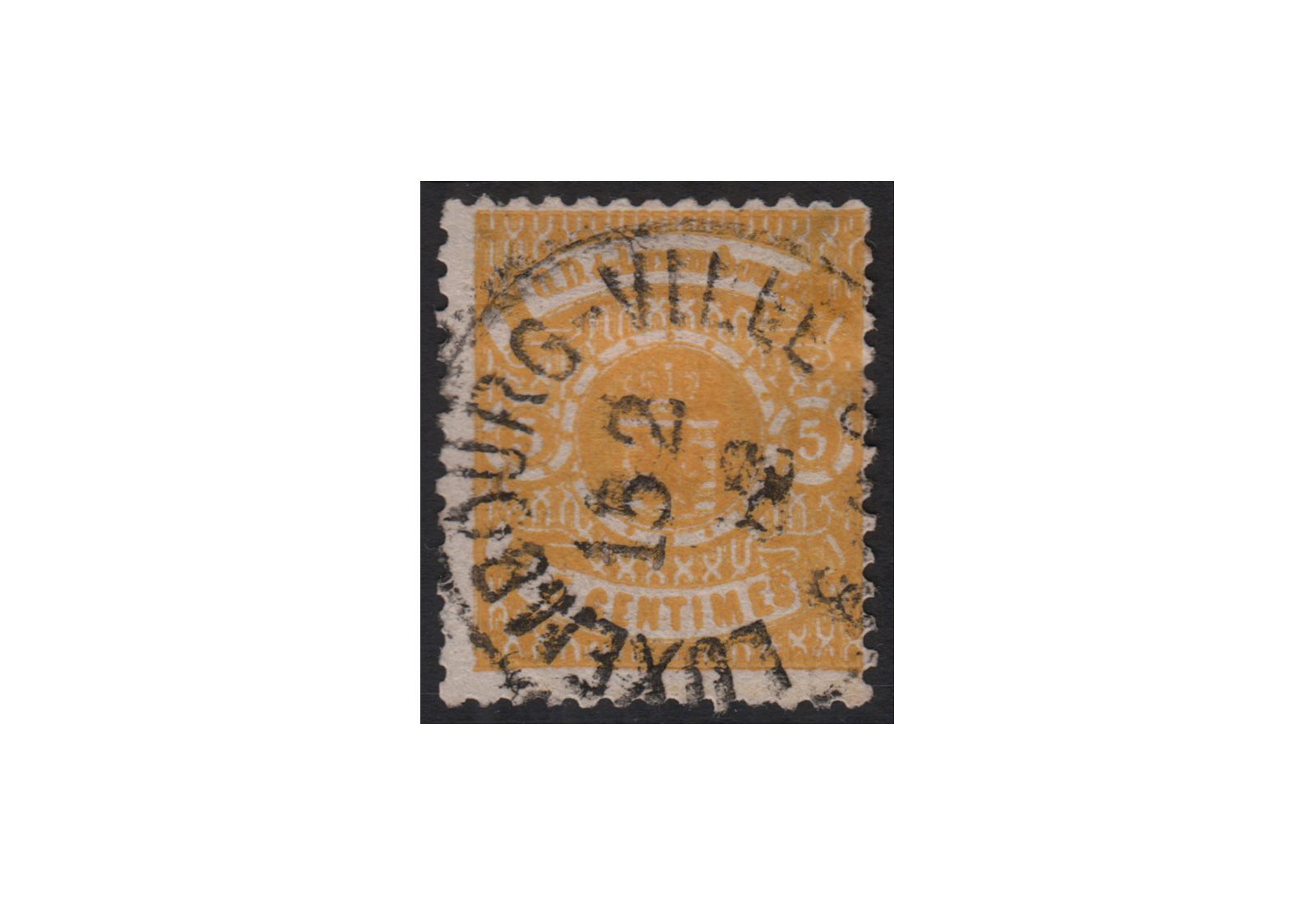 Luxemburg Staatswappen 1875/1879 Michel-Nr. 30 gestempelt