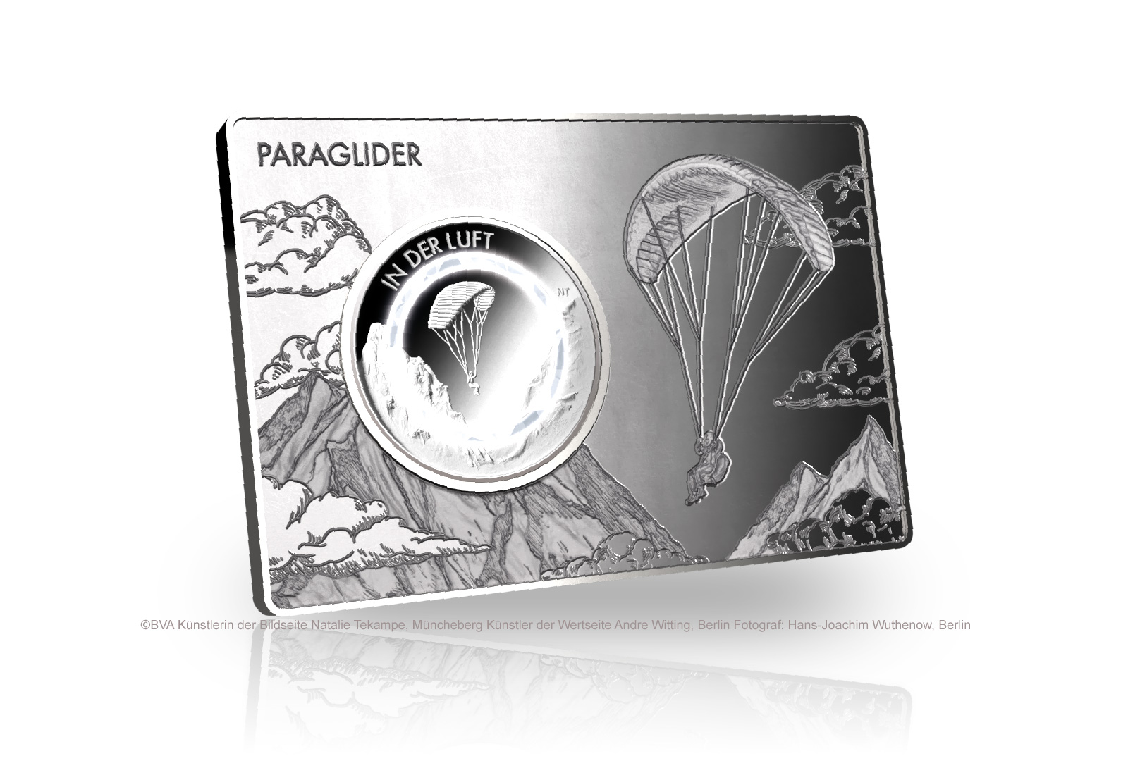 10 Euro 2019 Deutschland In der Luft eingefasst in einem Barren