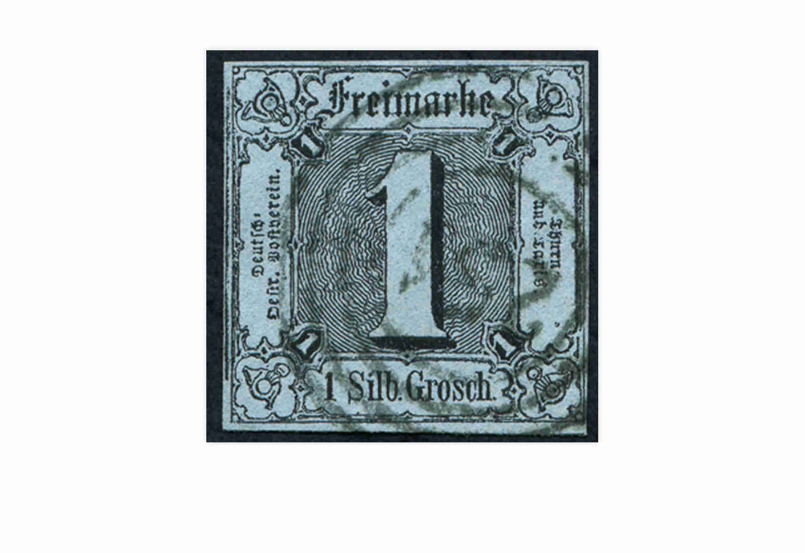 Briefmarke Altdeutschland Thurn und Taxis Freimarke 1853 Michel-Nr. 11 gestempelt