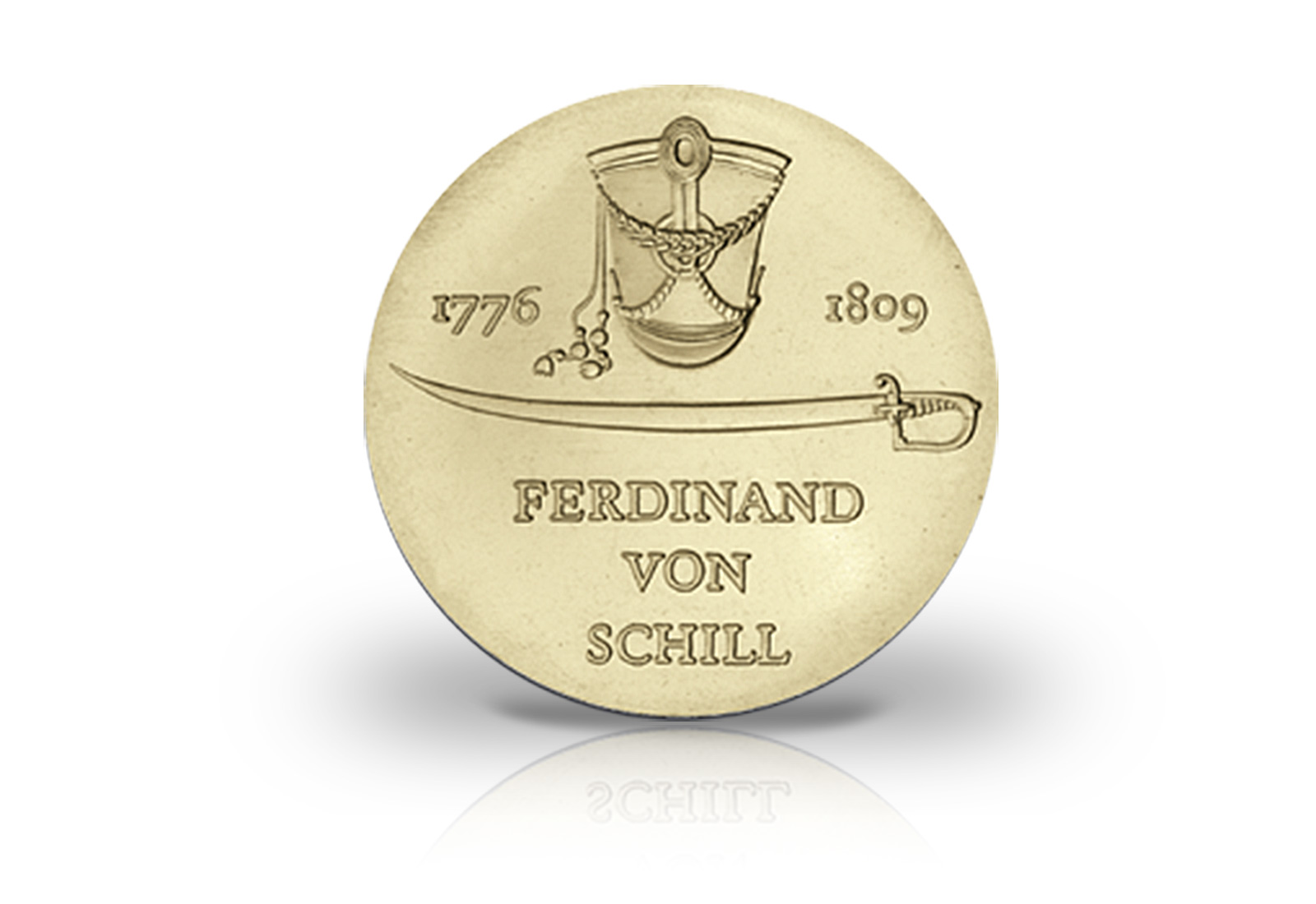 5 Mark Gedenkmünze 1976 DDR Ferdinand von Schill Jaeger-Nr. 1559