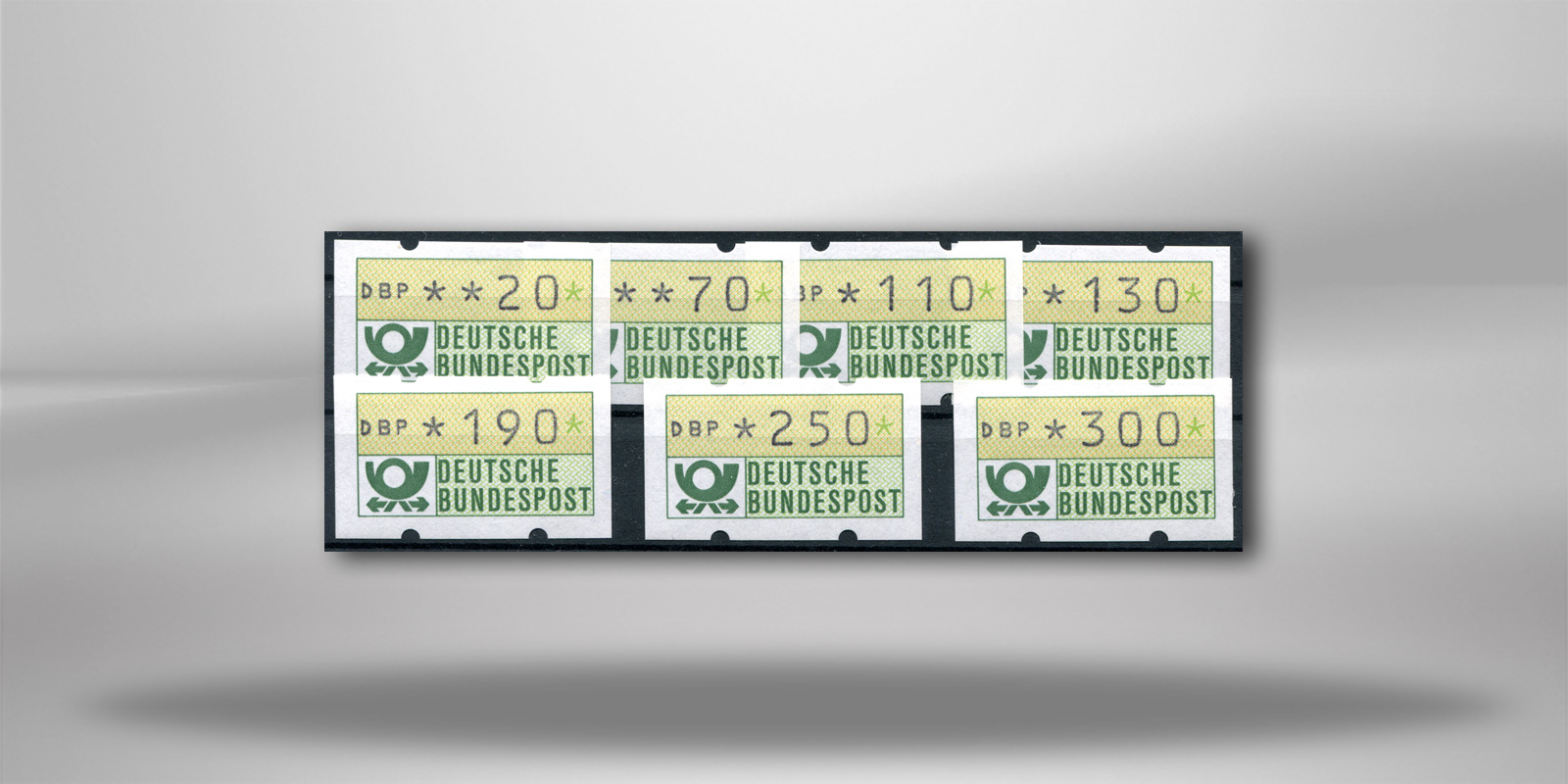 BRD ATM 1.1.VS 2 postfrisch 7 Werte