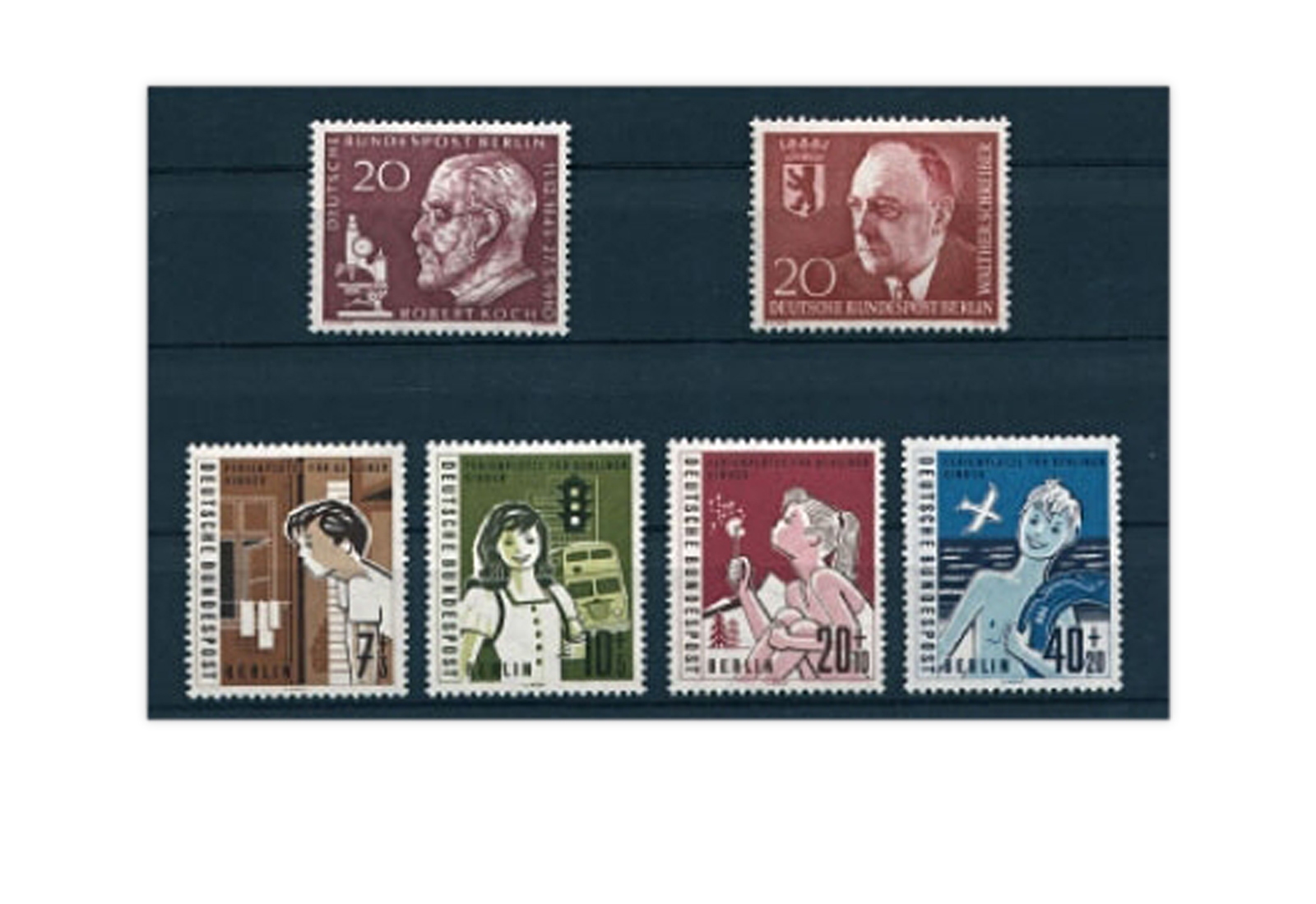 Berlin Jahrgang 1960 Mi.Nr. 191-195 gestempelt