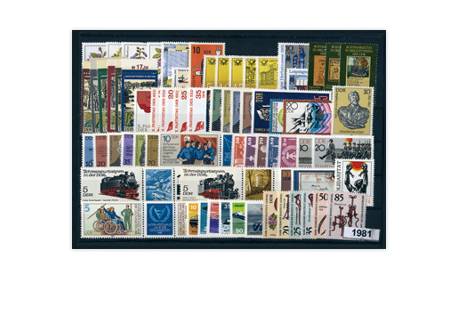 DDR Jahrgang 1981 postfrisch