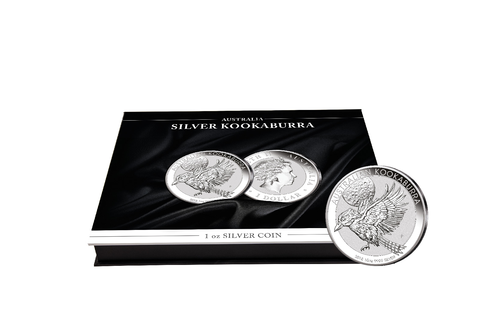 Münzkassette für 1 Unze Silber "Kookaburra"