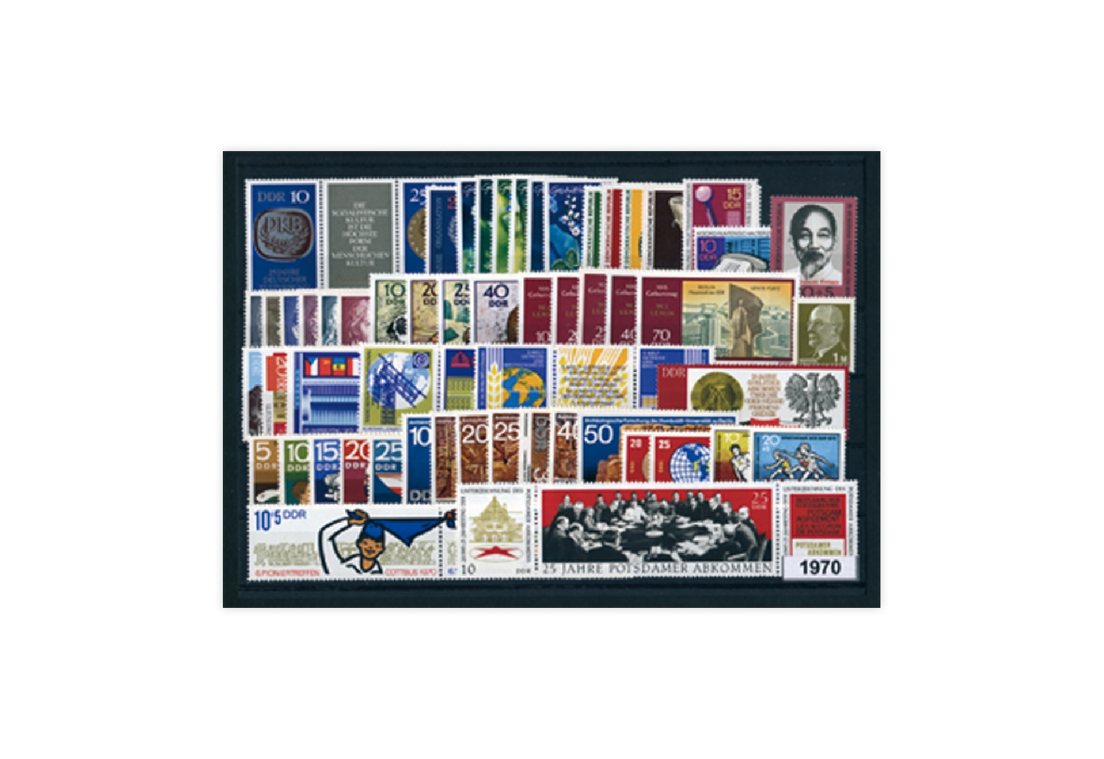 DDR Jahrgang 1970 gestempelt