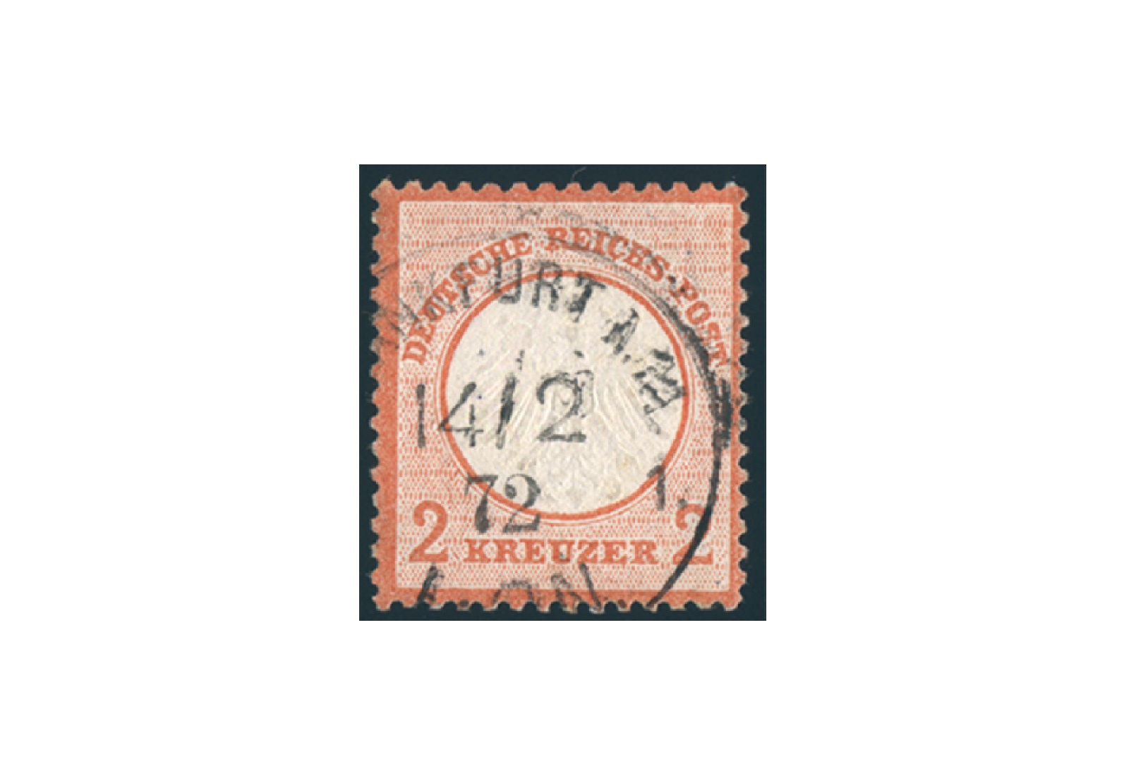Briefmarke Deutsches Reich Brustschild 1872 Michel-Nr. 8 gestempelt
