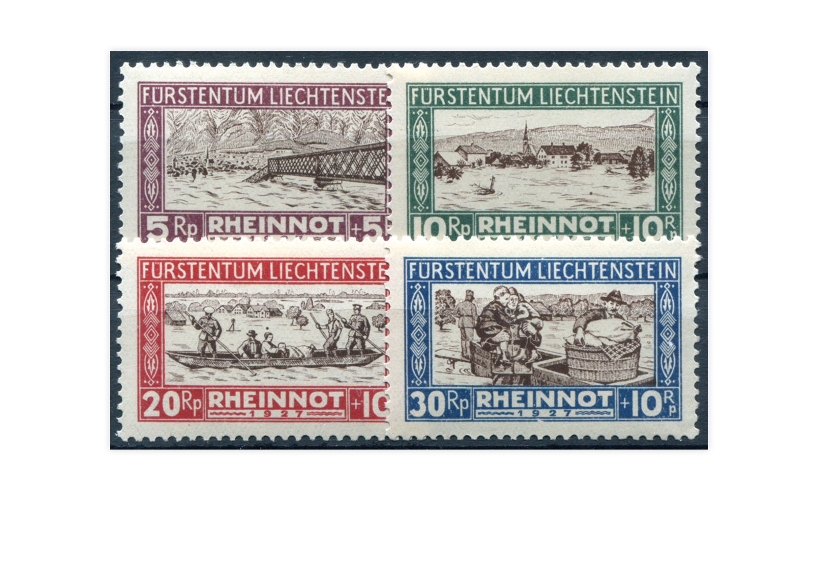 Liechtenstein Mi.Nr. 78/81 **