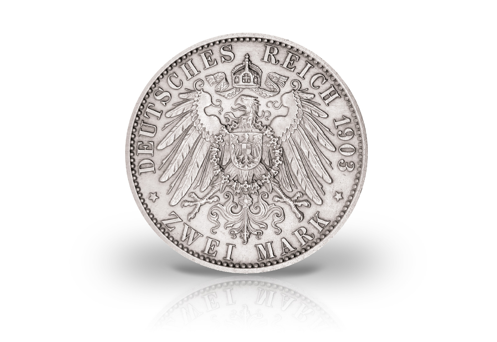 2 Mark 1903 Deutsches Kaiserreich Sachsen-Weimar- Eisenach Hochzeit Jaeger-Nr. 158