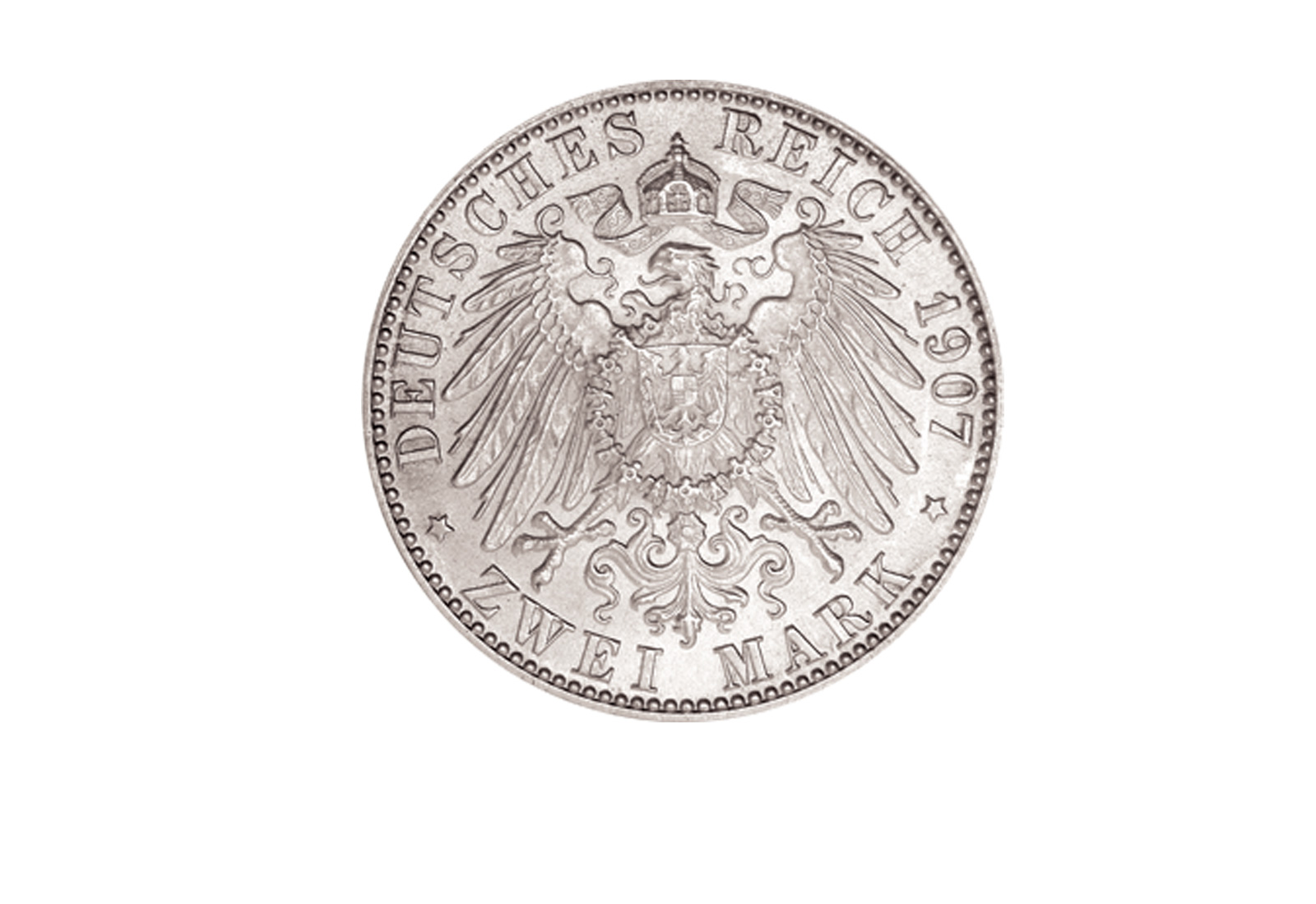 9er Sparset Silber 2 Mark Herrscher des Kaiserreichs